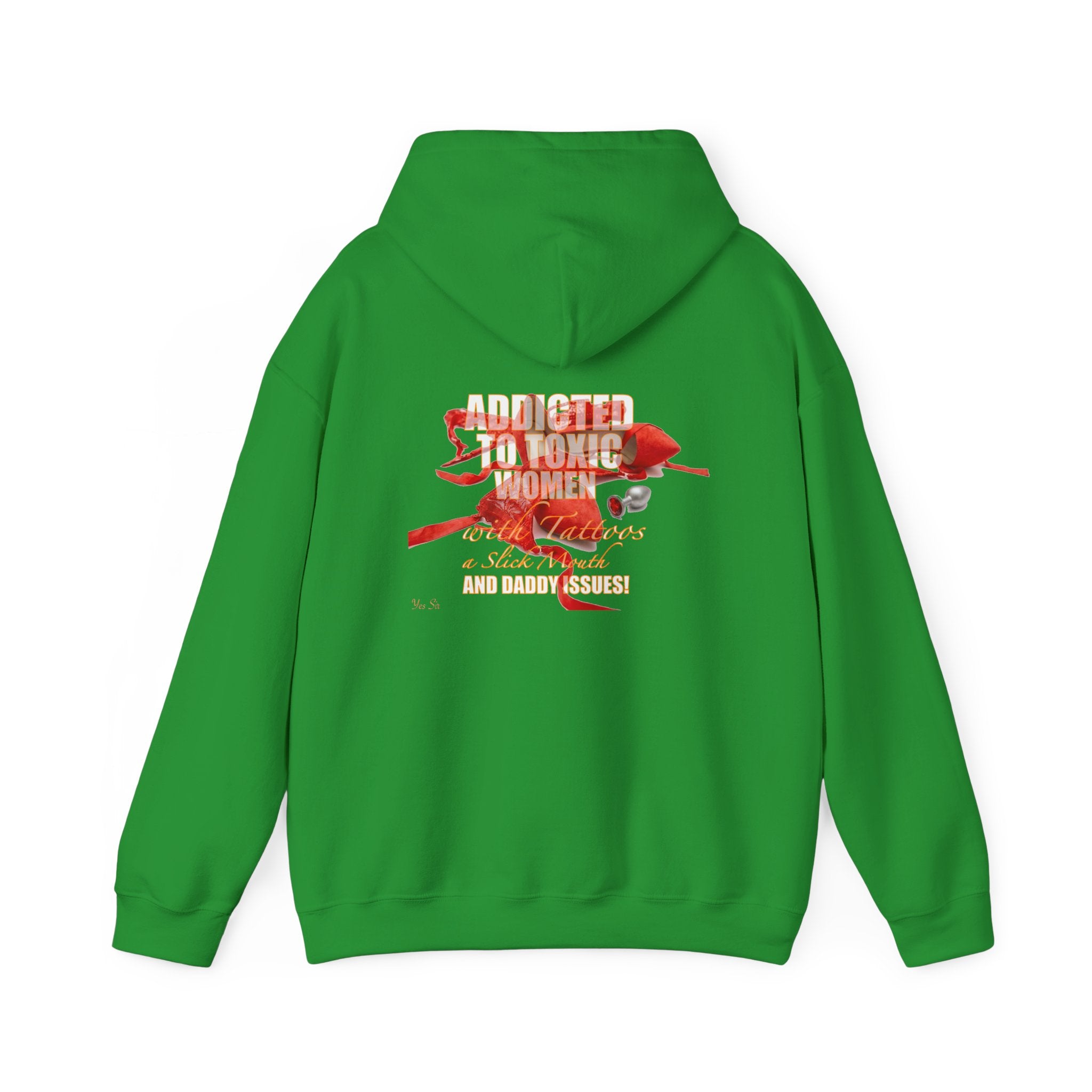 Addicted | Yes Sir Hoodie | Recovering Addict Graphic Hoodie