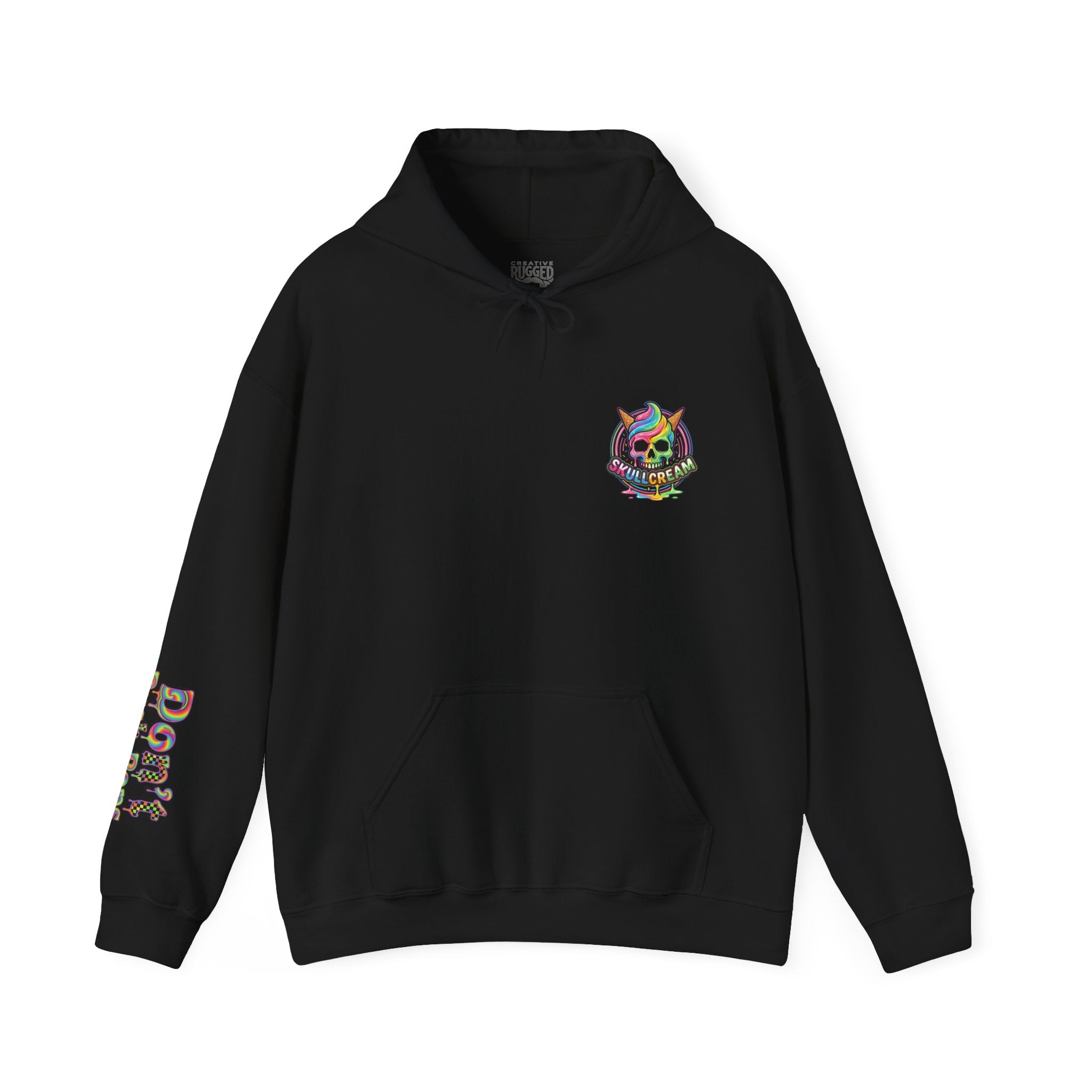 Skullcream-Don’t Push-Pops Hoodie | Dripping Skull Graphic