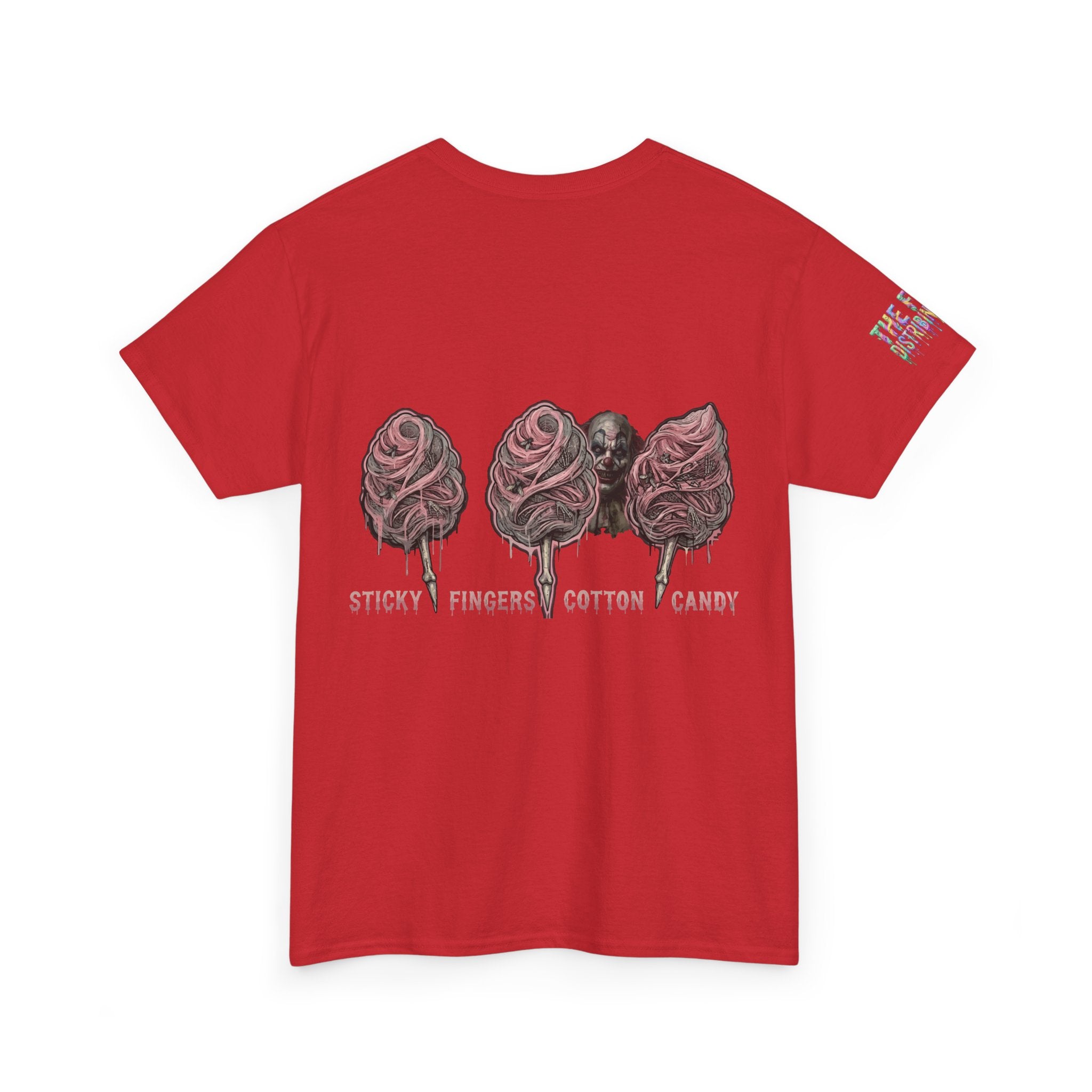 Cotton Candy Skullcream T Shirt — 'Sticky Fingers' Graphic T-Shirt
