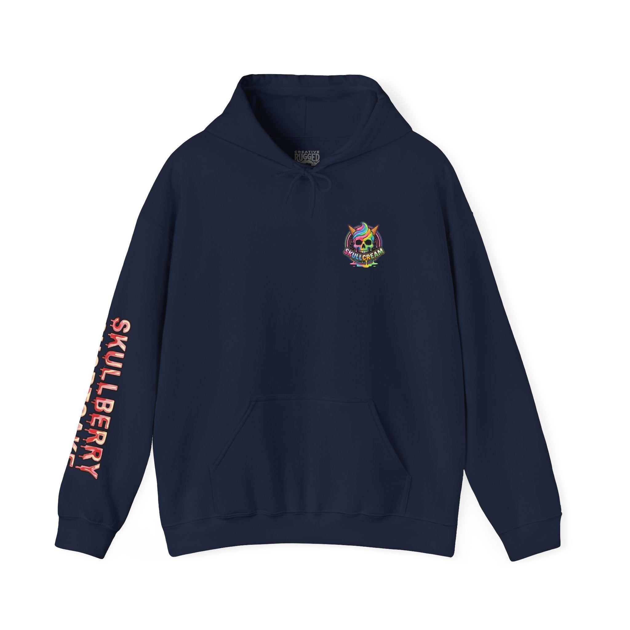 Skullcream-Skullberry Shortcake Hoodie | Dripping Skull Graphic