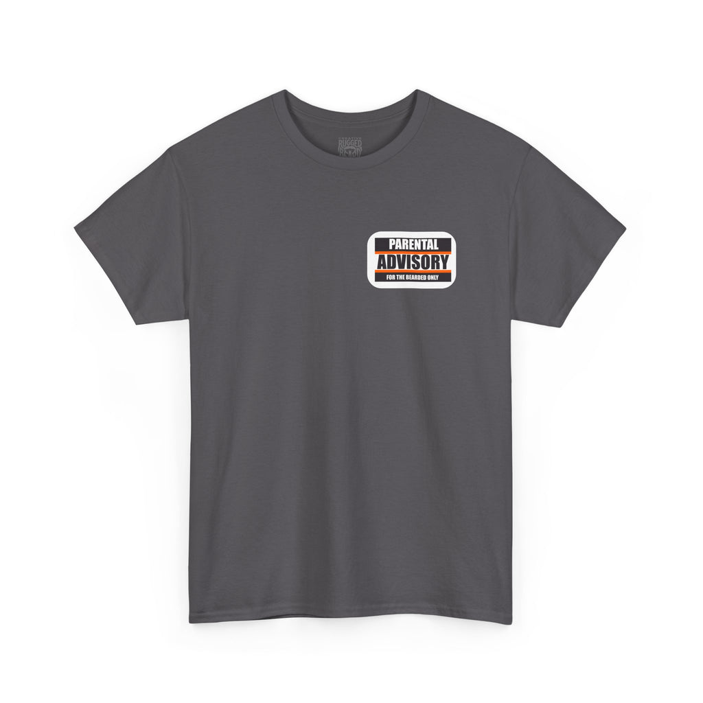Yes Sir-Pin Up Stewardess T-Shirt | Parental Advisory  for the Bearded