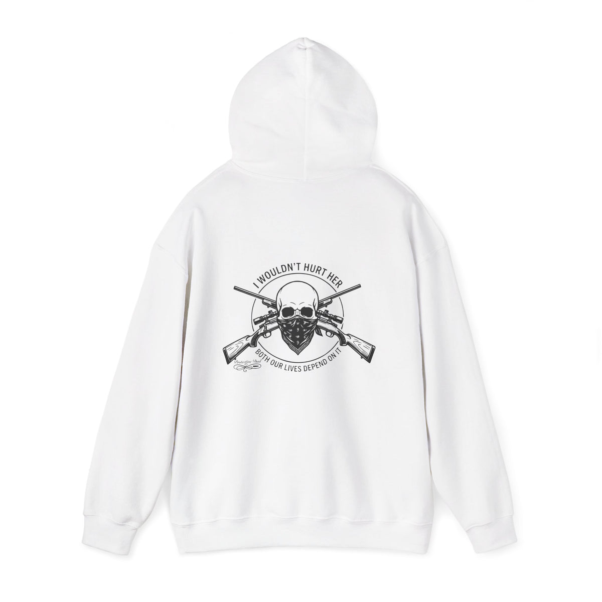 Protective Dad Rifle - Hoodie | Here’s Your Warning
