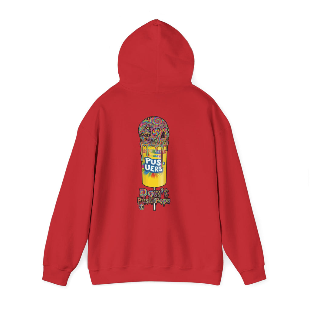 Skullcream-Don’t Push-Pops Hoodie | Dripping Skull Graphic