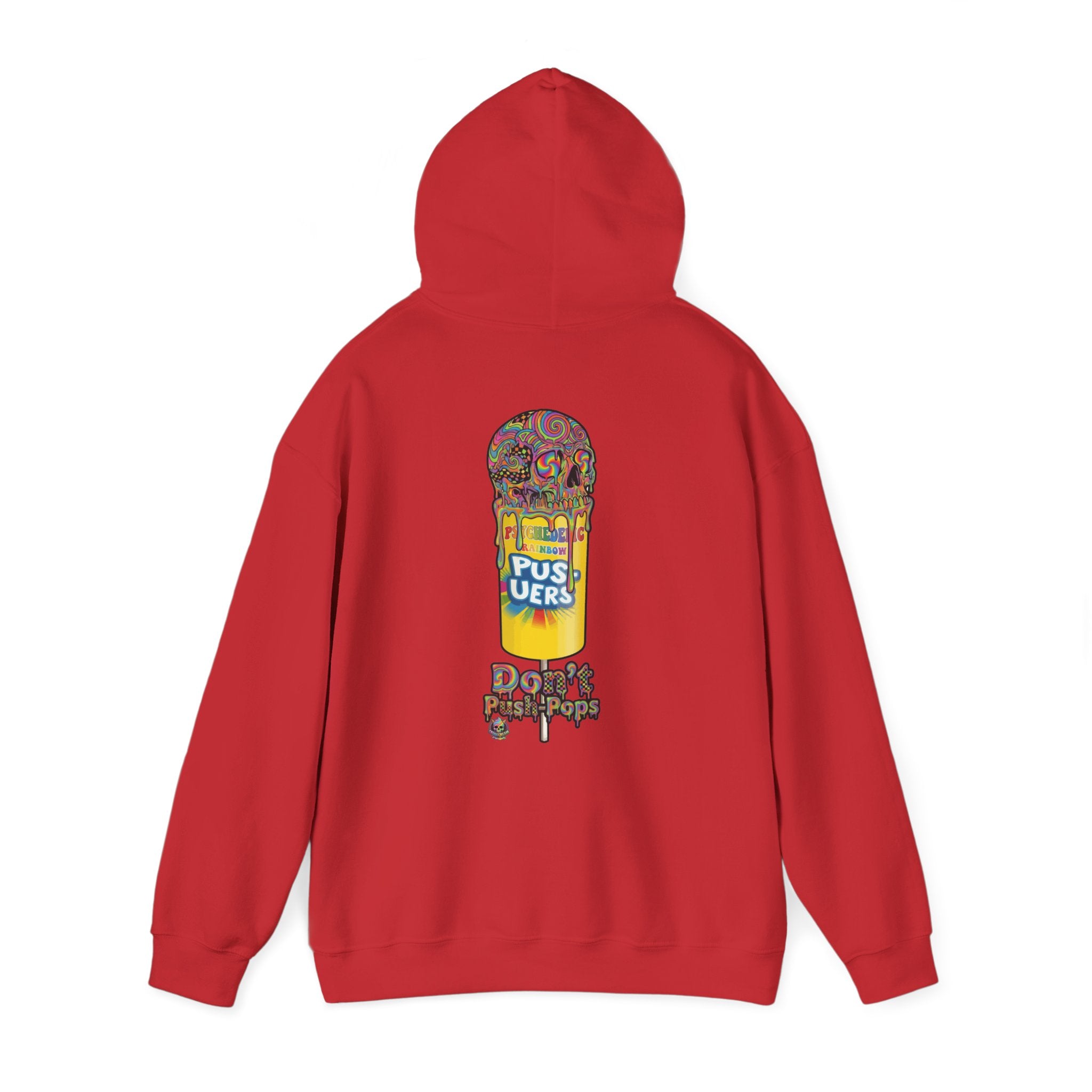 Skullcream-Don’t Push-Pops Hoodie | Dripping Skull Graphic