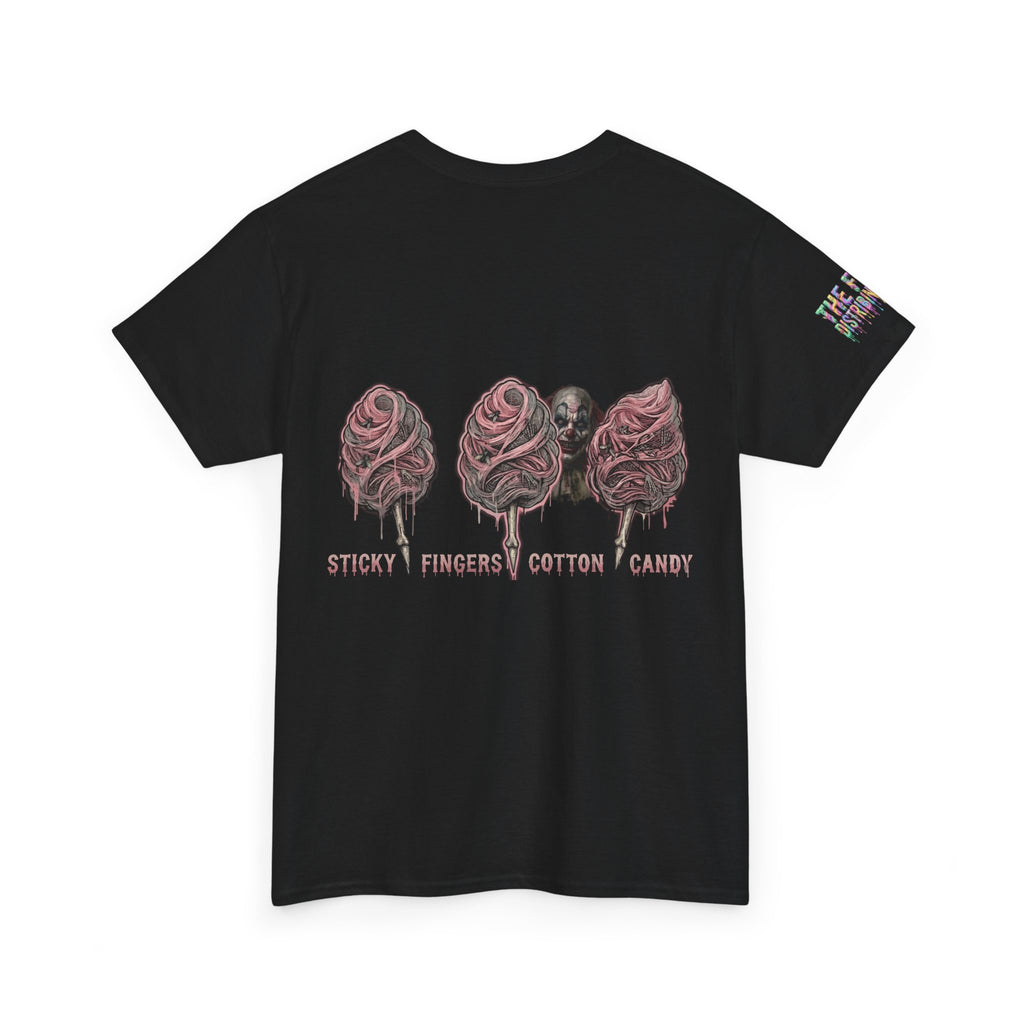 Cotton Candy Skullcream T Shirt — 'Sticky Fingers' Graphic T-Shirt