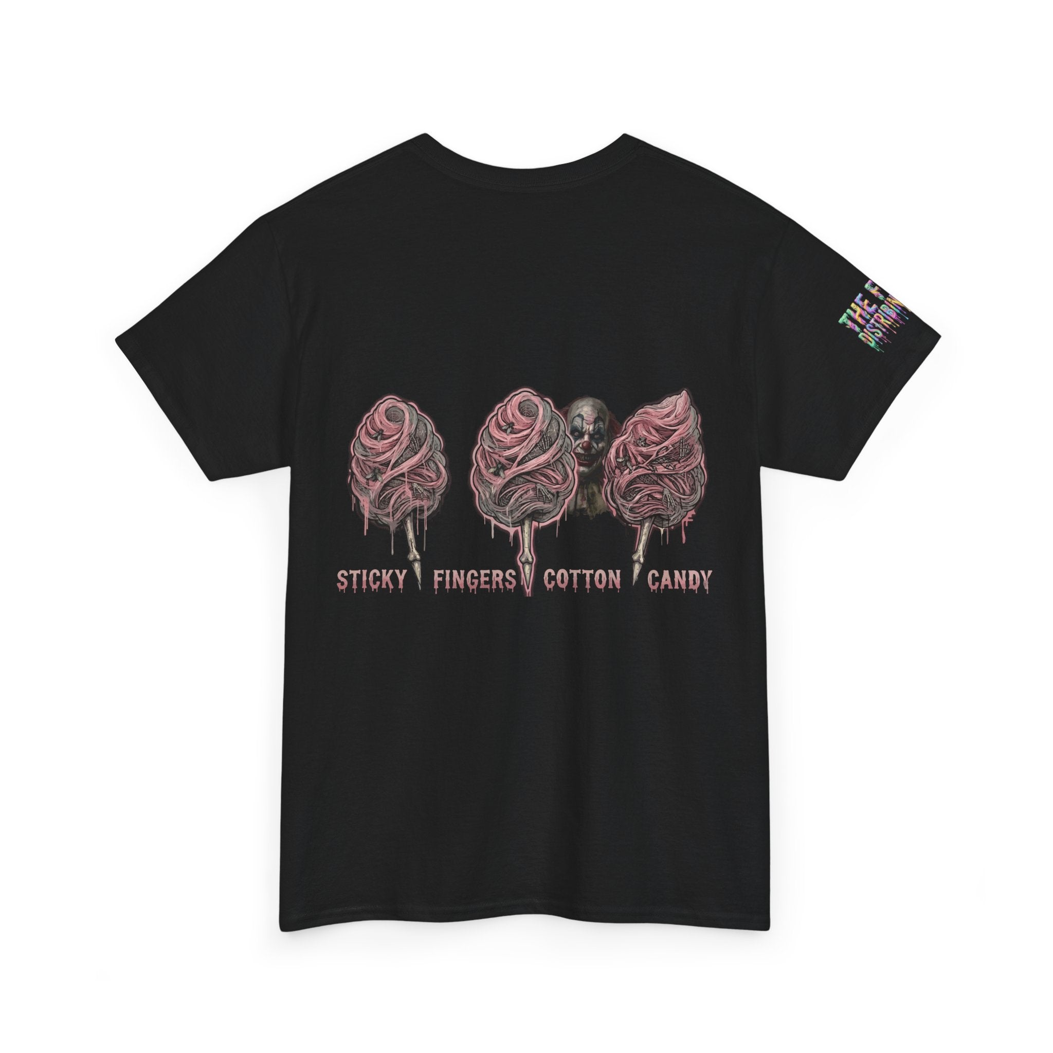 Cotton Candy Skullcream T Shirt — 'Sticky Fingers' Graphic T-Shirt