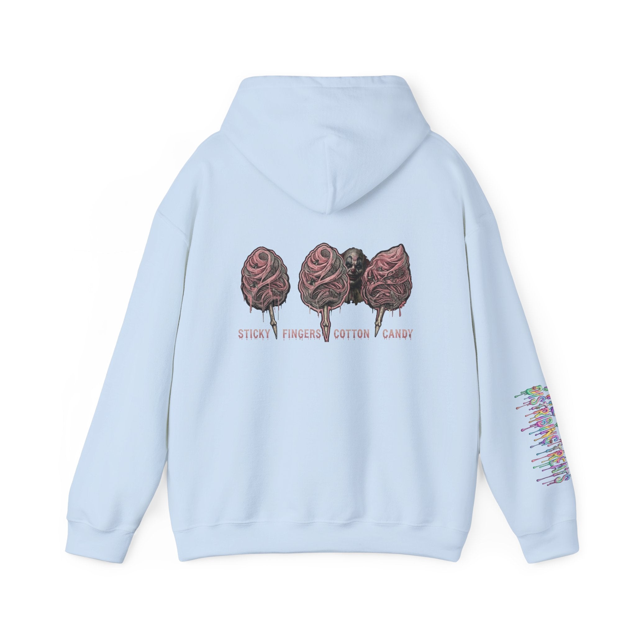 Cotton Candy Skullcream Hoodie — Sticky Fingers Band Graphic Pullover