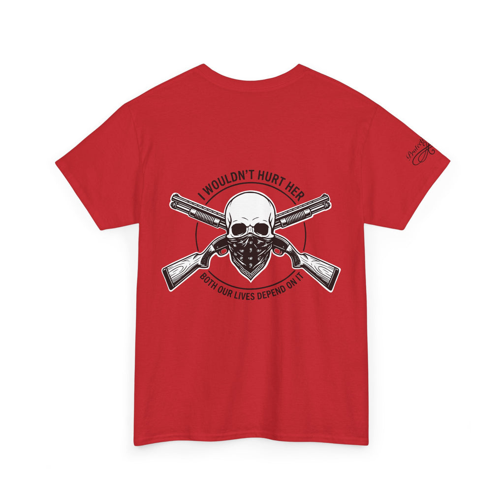 Protective Dad Shotguns T-Shirt | Here’s Your Warning