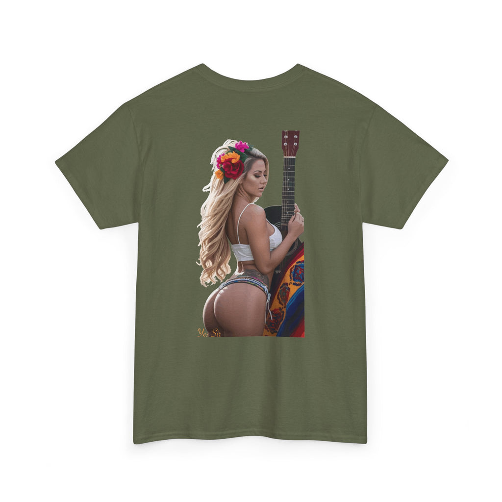 Pretty Flowers-Yes Sir T-Shirt | Parental Advisory  for the Bearded