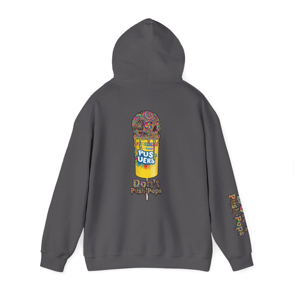Skullcream-Don’t Push-Pops Hoodie | Dripping Skull Graphic