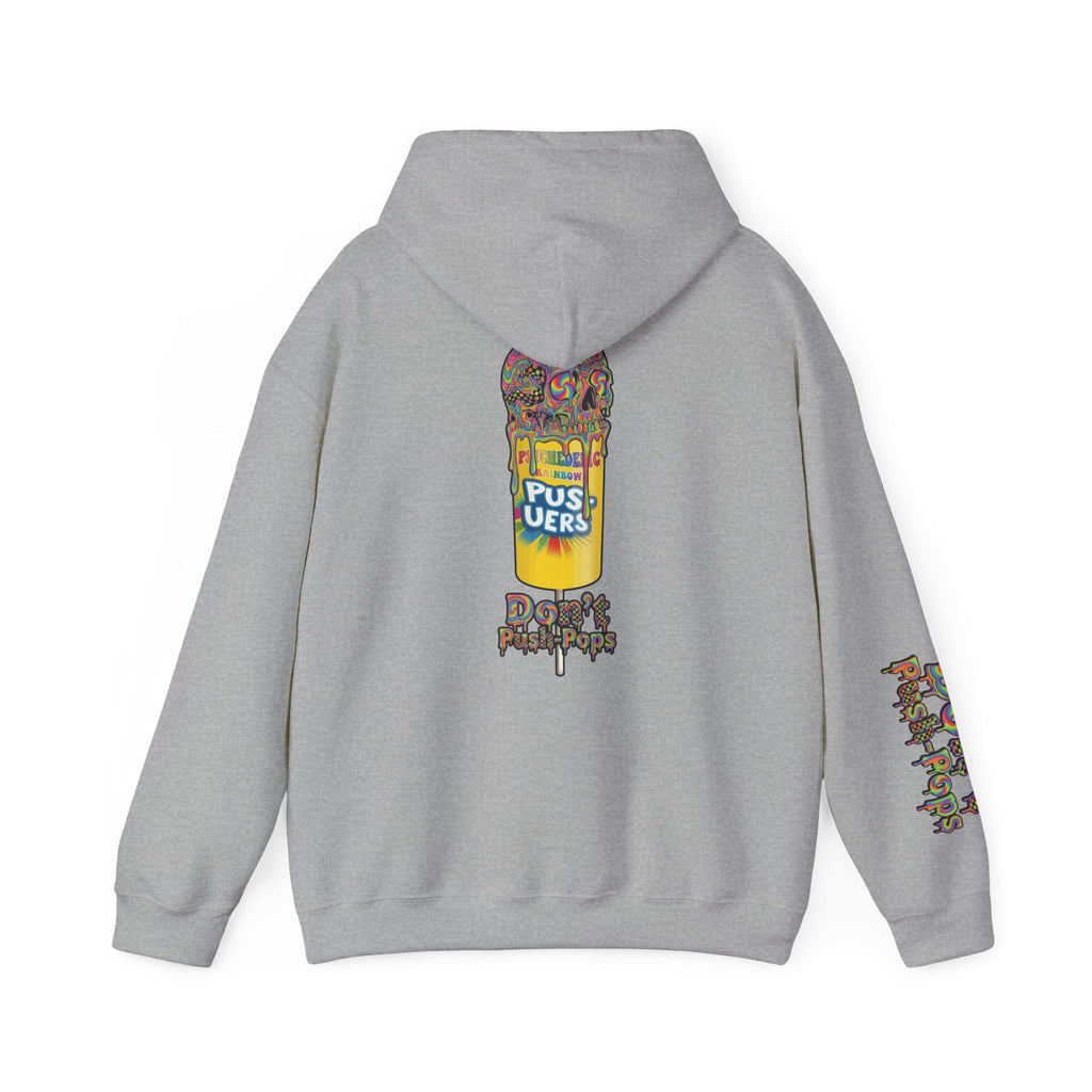 Skullcream-Don’t Push-Pops Hoodie | Dripping Skull Graphic