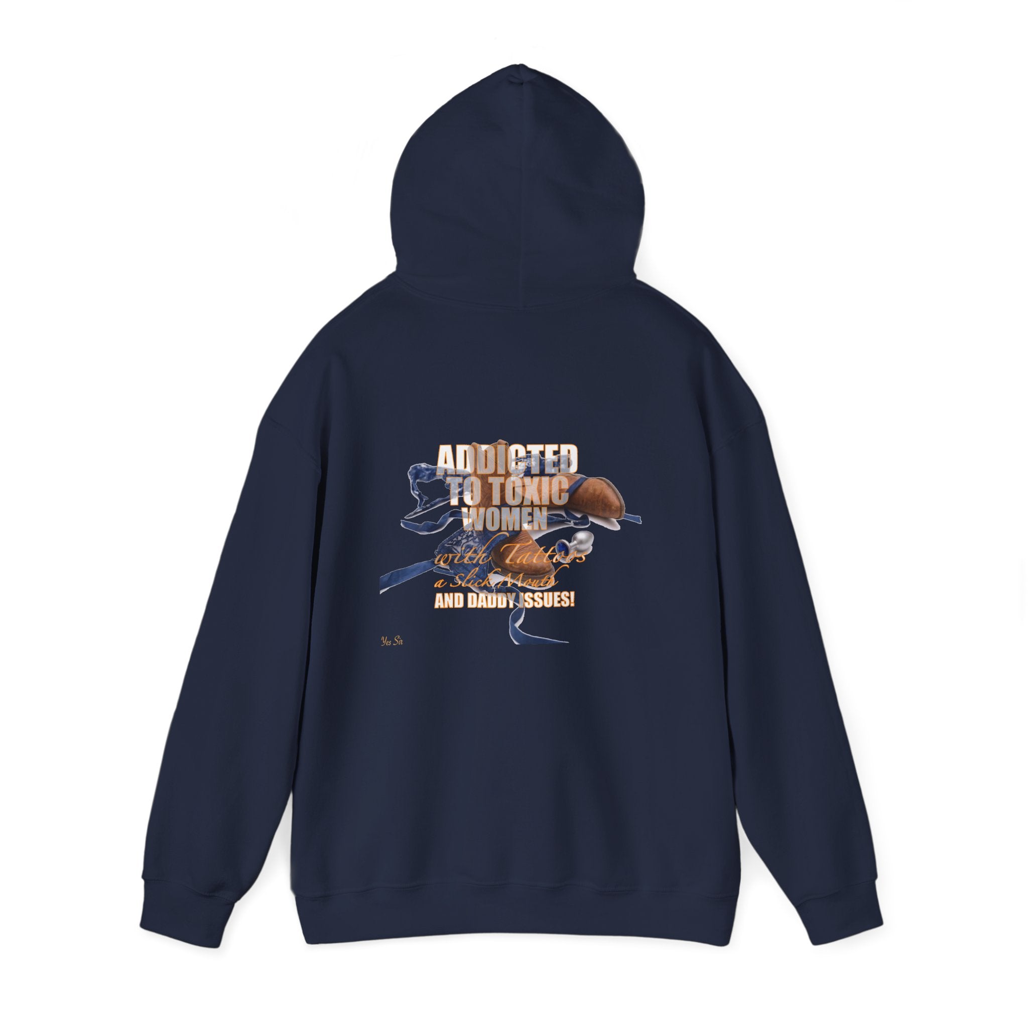Addicted | Yes Sir Hoodie | Recovering Addict Graphic Hoodie