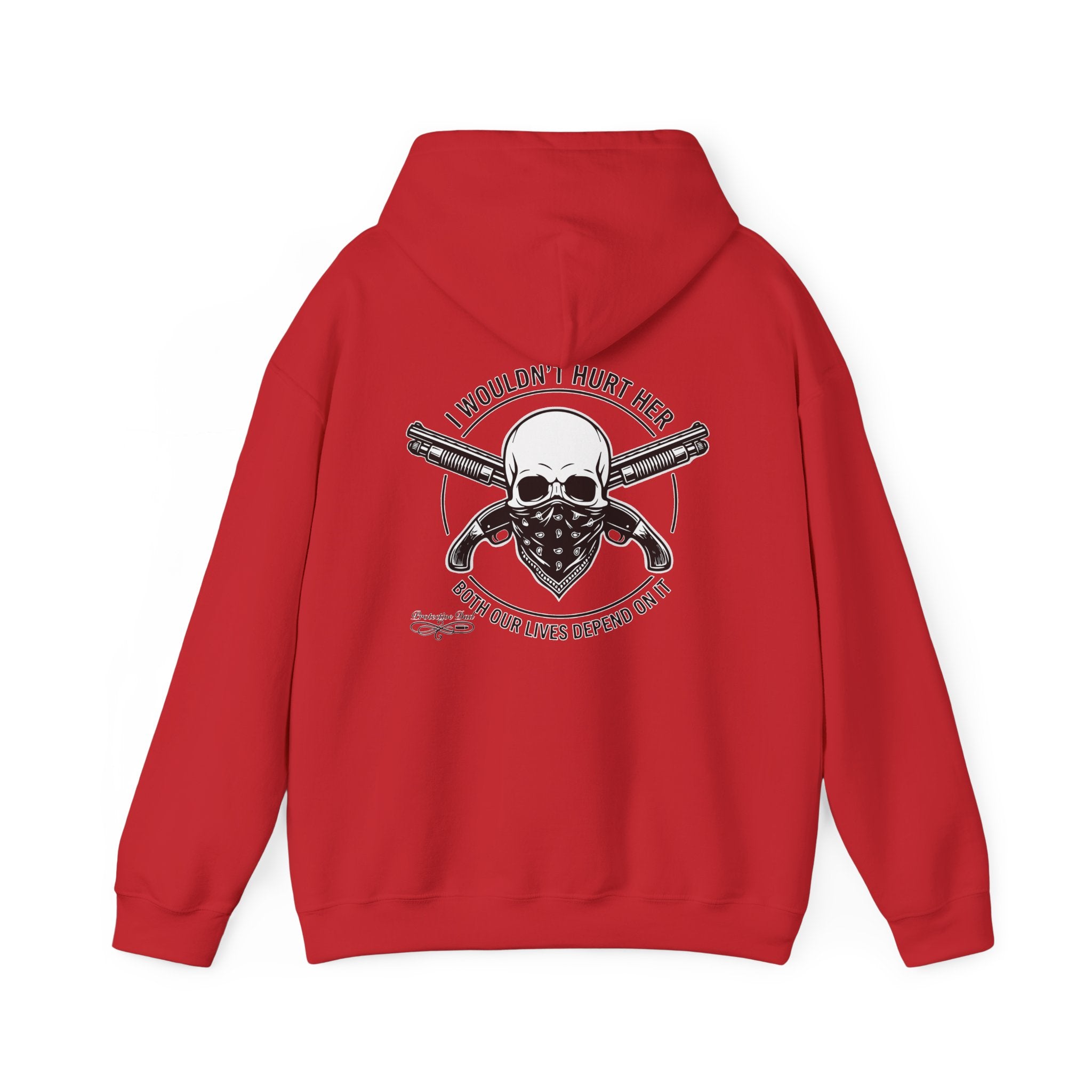 Protective Dad Sawed Off Shotguns - Hoodie | Here’s Your Warning