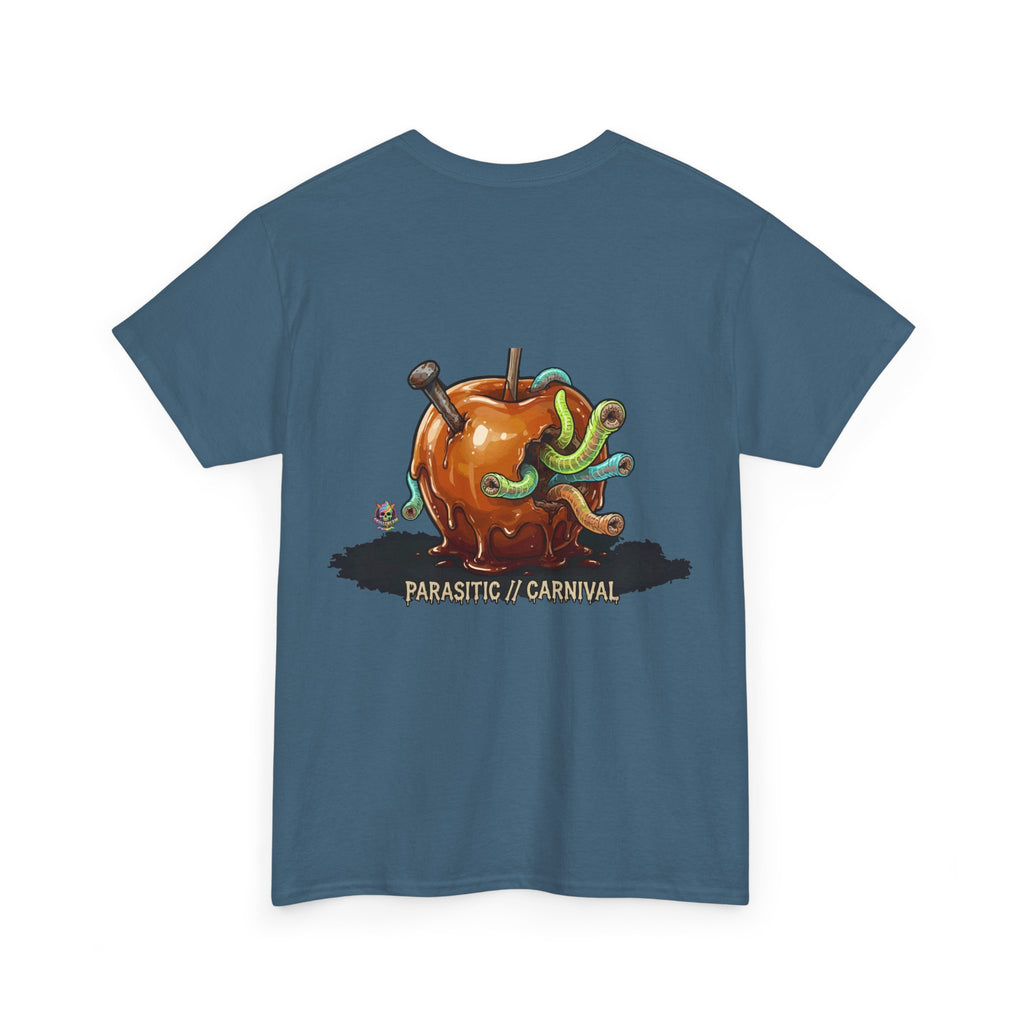 Skullcream Carnival Caramel Apple - Spooky Candy Apple Graphic T-Shirt