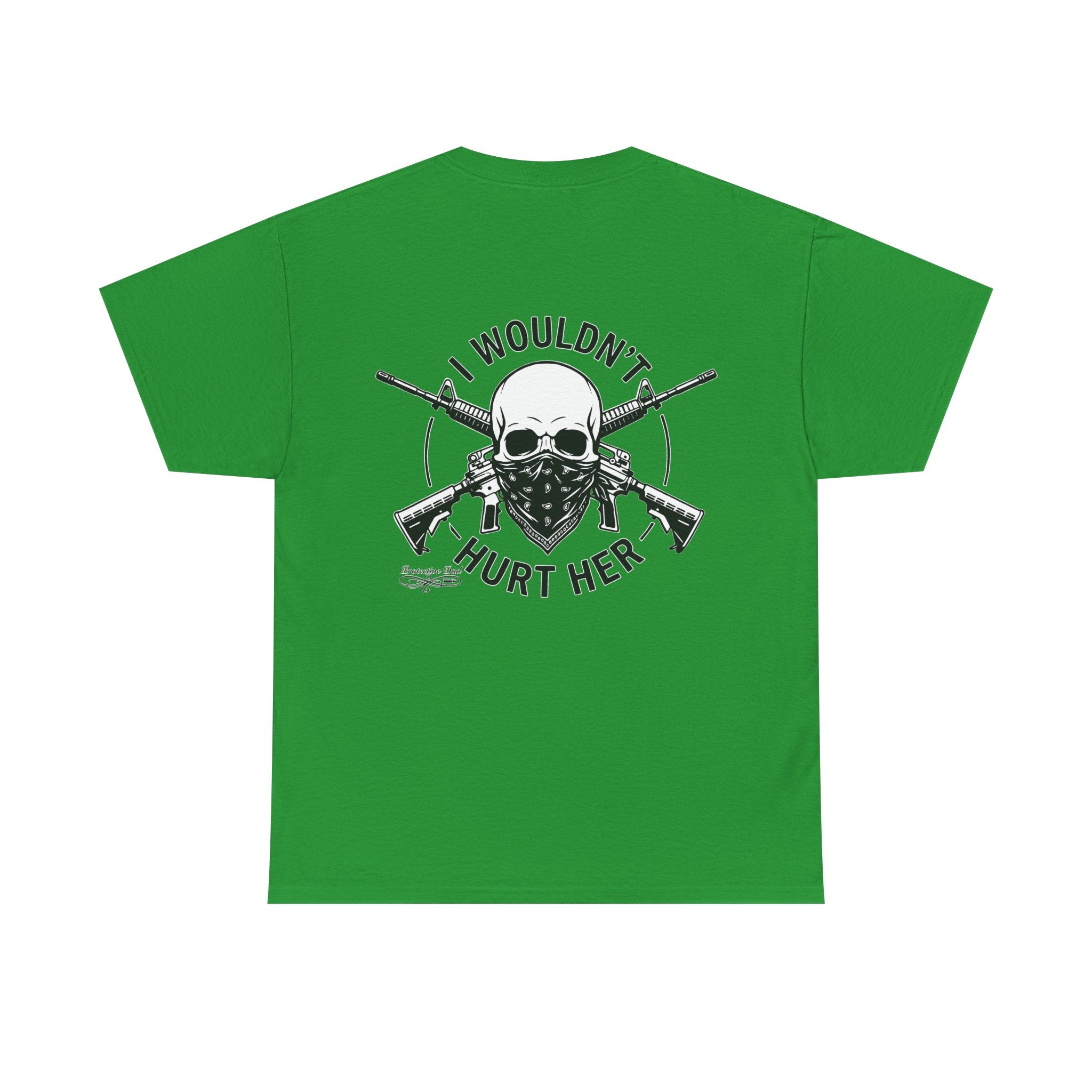 Protective Dad Assault Rifles T-Shirt | Here’s Your Warning