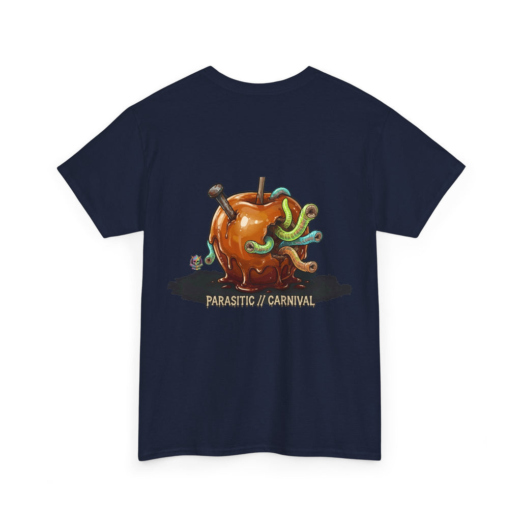 Skullcream Carnival Caramel Apple - Spooky Candy Apple Graphic T-Shirt