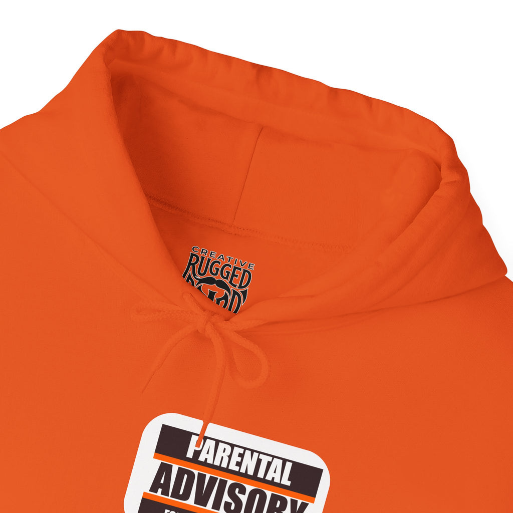 Pretty Flowers Yes Sir Hoodie | Parental Advisory  for the Bearded