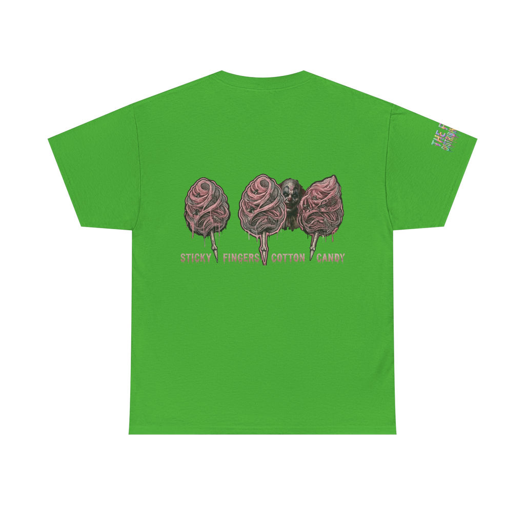 Cotton Candy Skullcream T Shirt — 'Sticky Fingers' Graphic T-Shirt