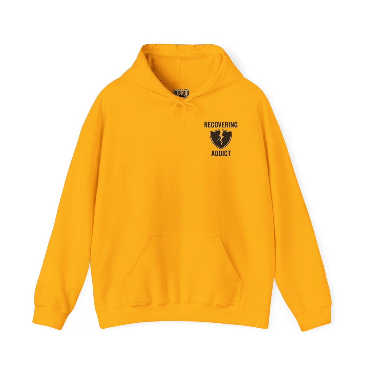 Addicted | Yes Sir Hoodie | Recovering Addict Graphic Hoodie