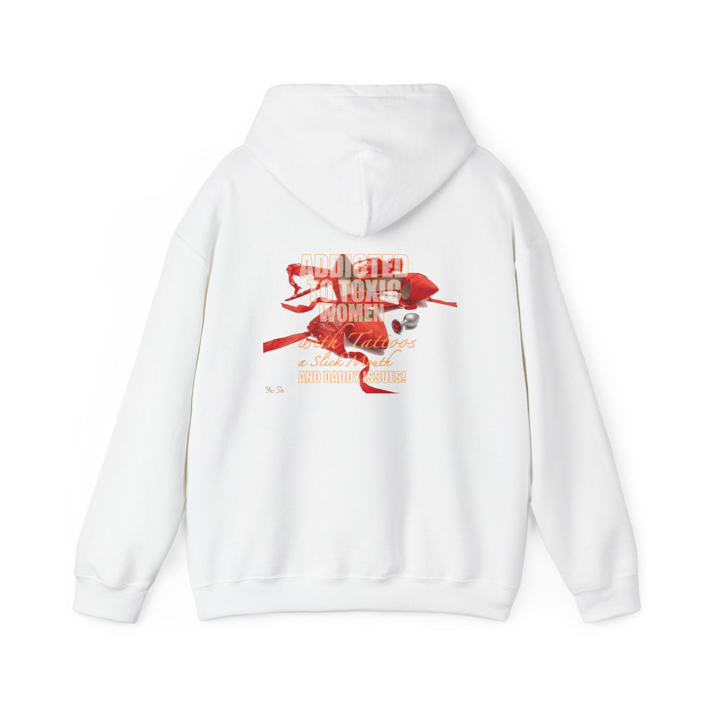 Addicted | Yes Sir Hoodie | Recovering Addict Graphic Hoodie