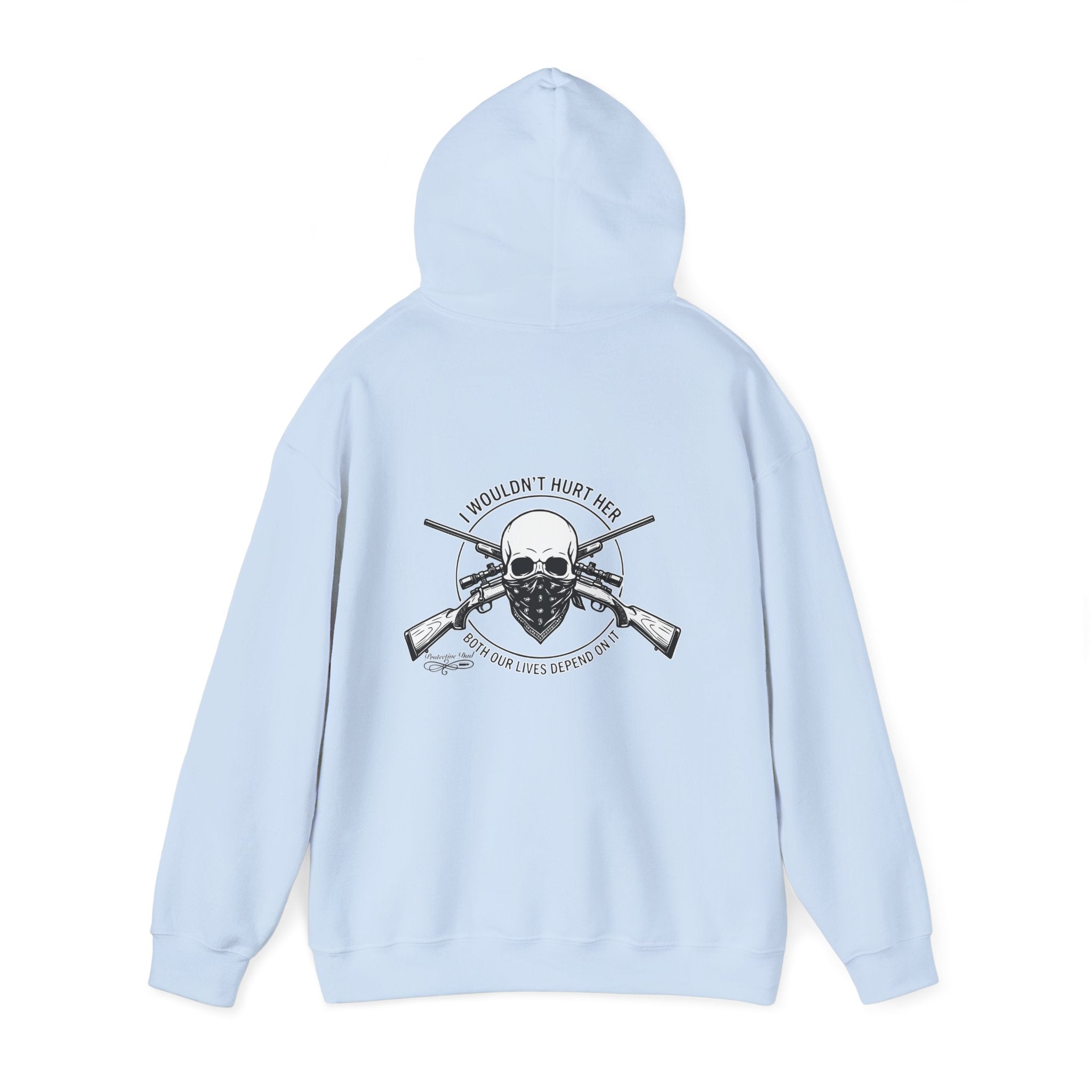 Protective Dad Rifle - Hoodie | Here’s Your Warning