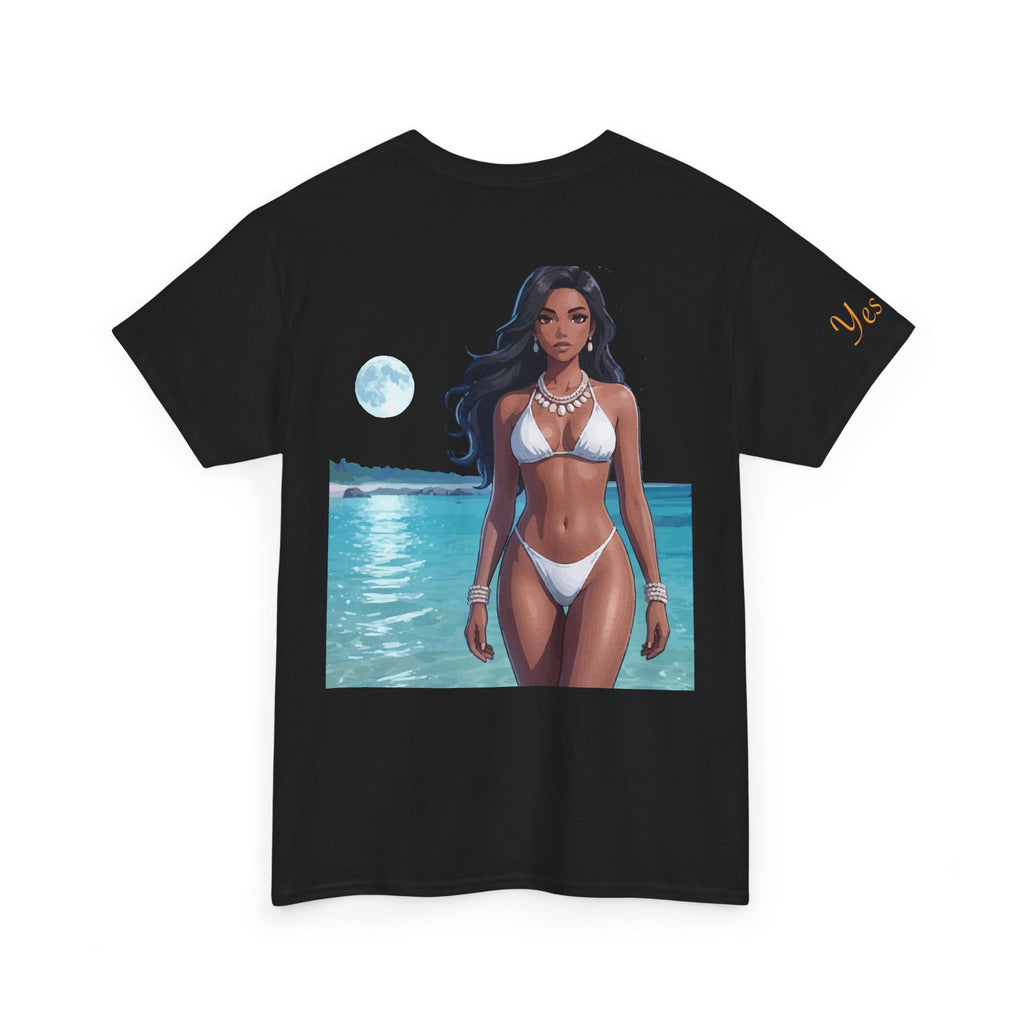 Under the Moon Light Yes Sir T-Shirt | Parental Advisory  for the Bearded