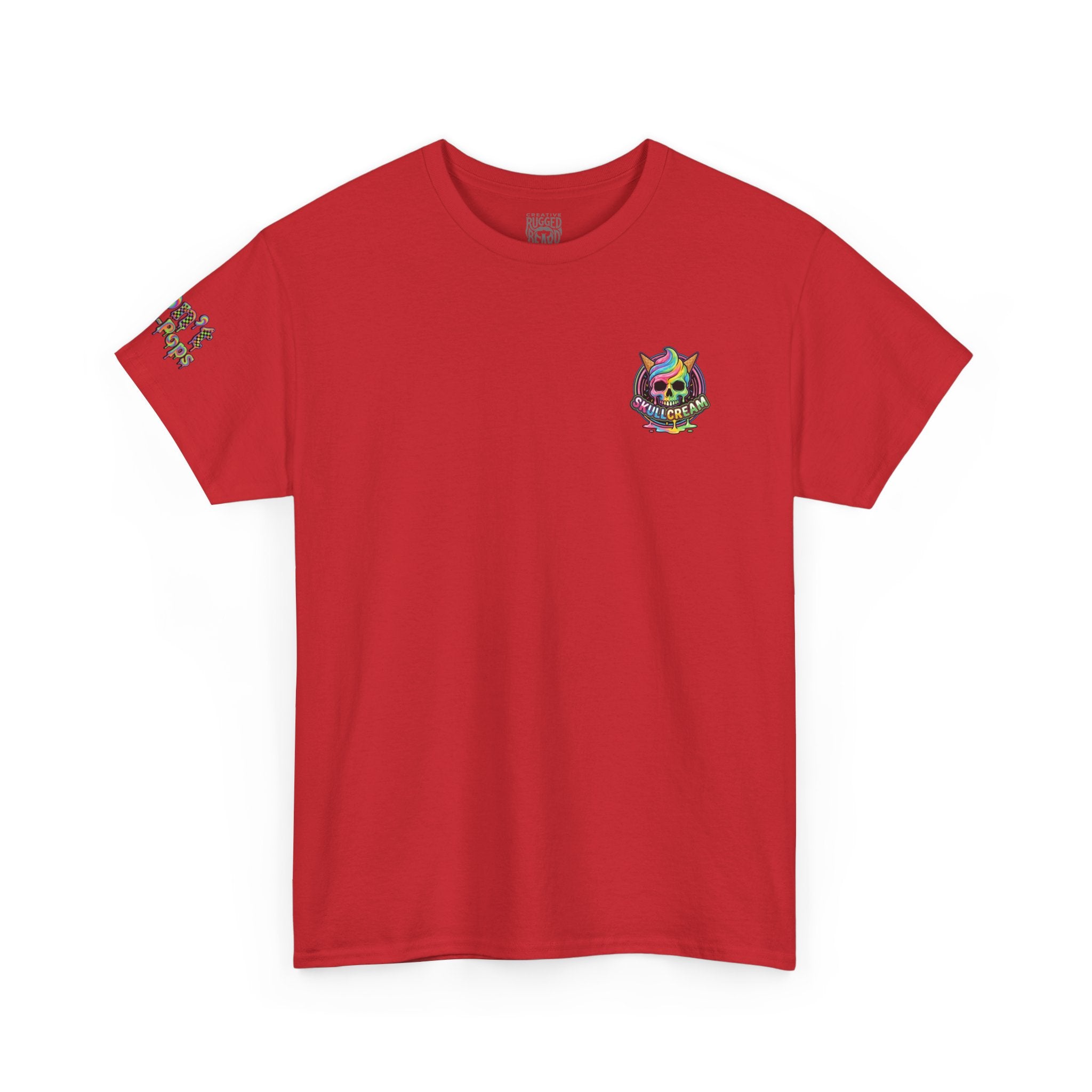 Skullcream-Don’t Push-Pops T-Shirt | Colorful Drip Graphic Tee