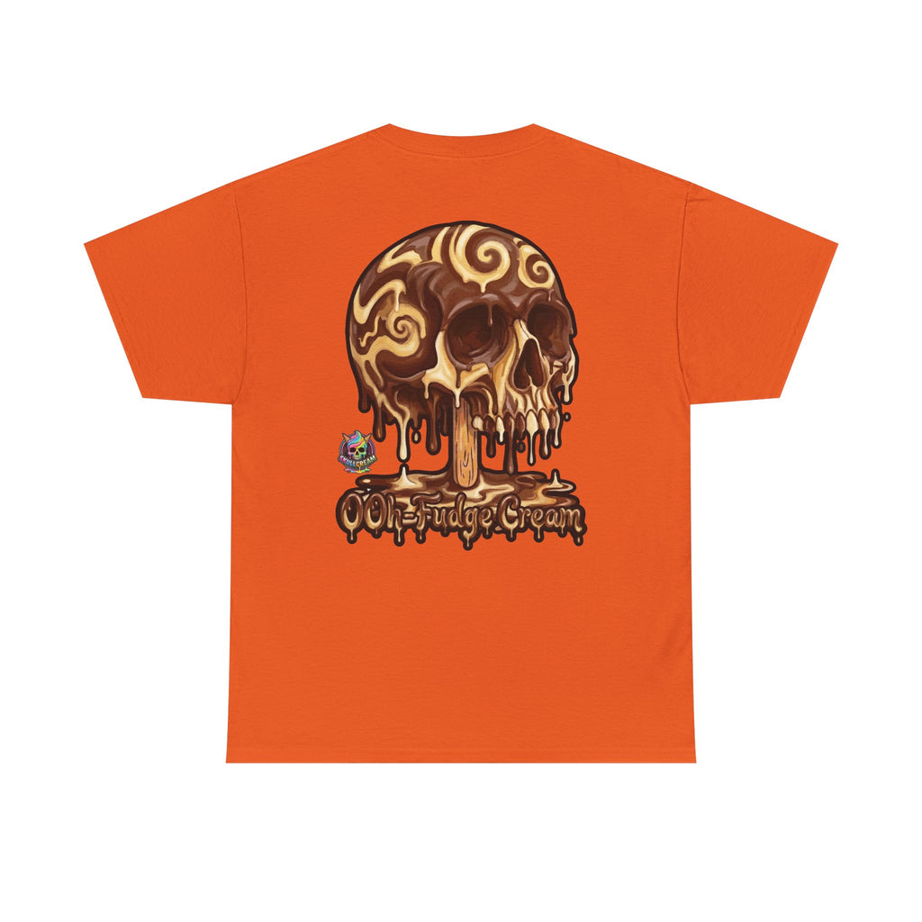 Skullcream-Ooh-Fudge Cream T-Shirt | Colorful Drip Graphic Tee