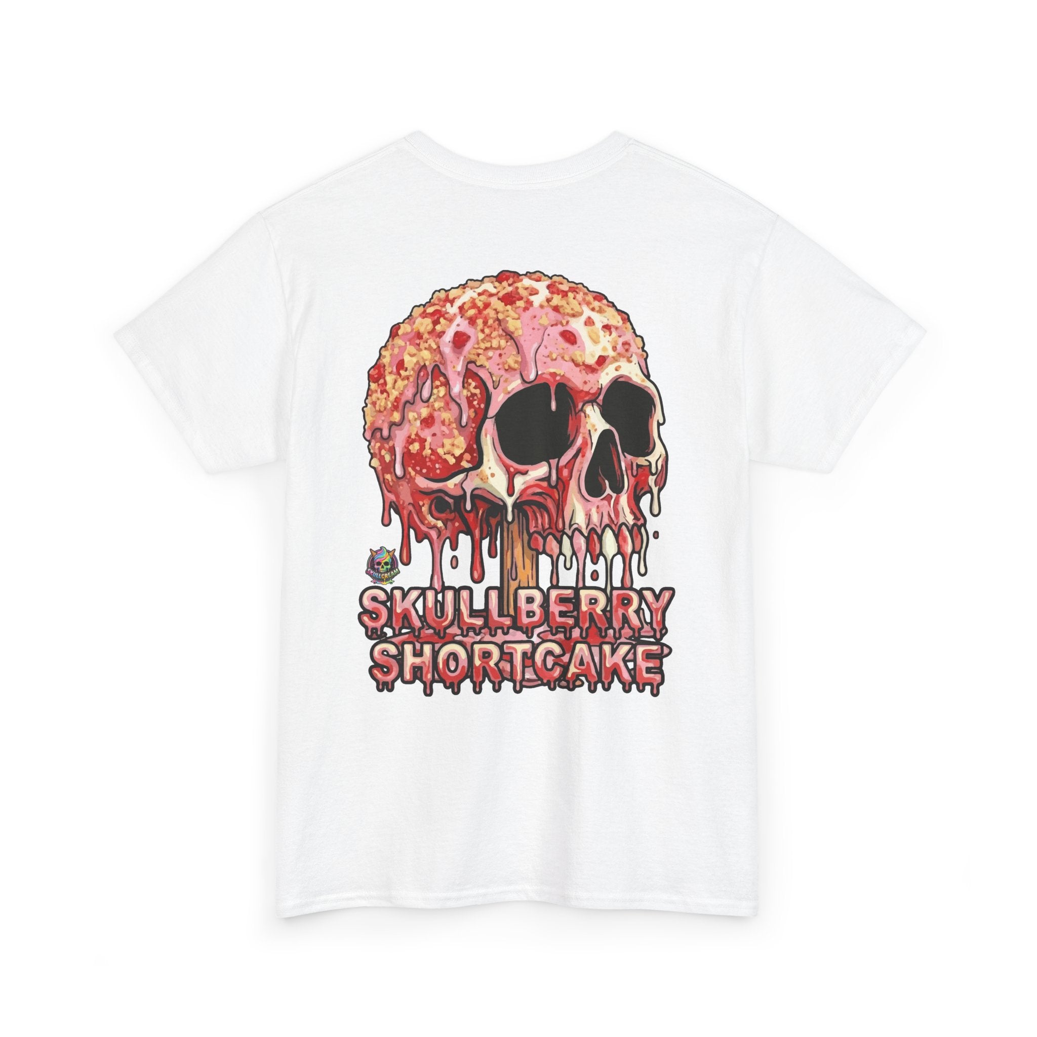 Skullcream-Skullberry Shortcake T-Shirt | Colorful Drip Graphic Tee