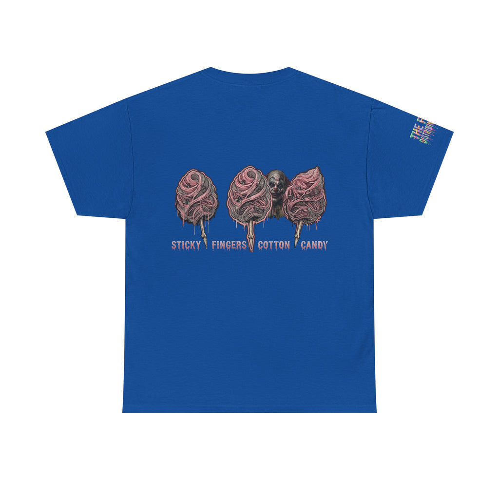 Cotton Candy Skullcream T Shirt — 'Sticky Fingers' Graphic T-Shirt
