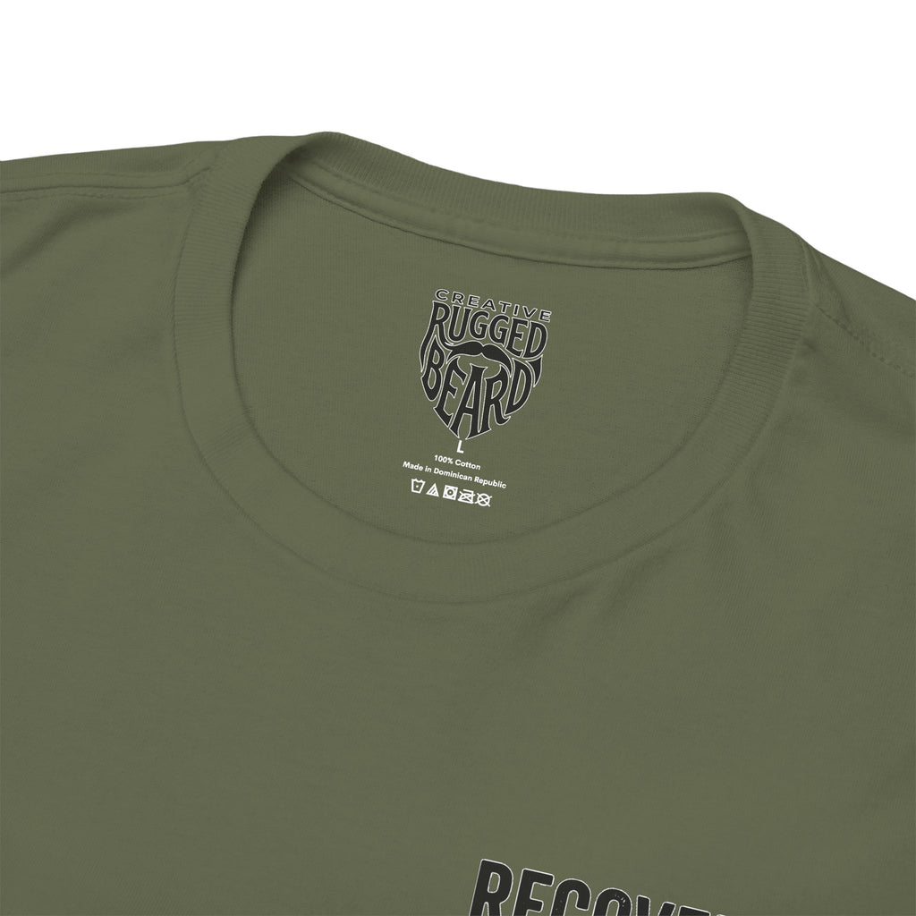 Addicted | Yes Sir T Shirt | Recovering Addict Green Graphic T Shirt