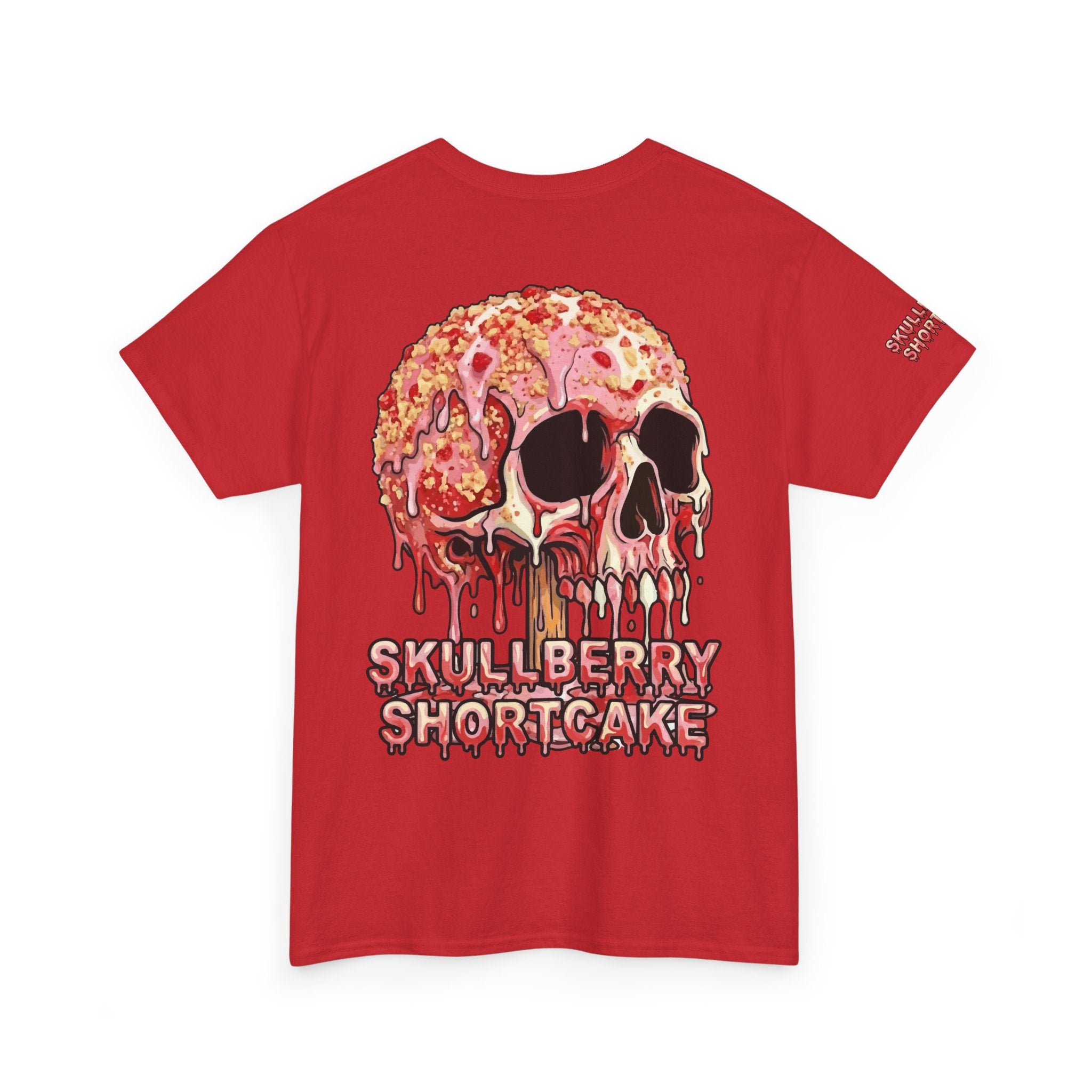 Skullcream-Skullberry Shortcake T-Shirt | Colorful Drip Graphic Tee