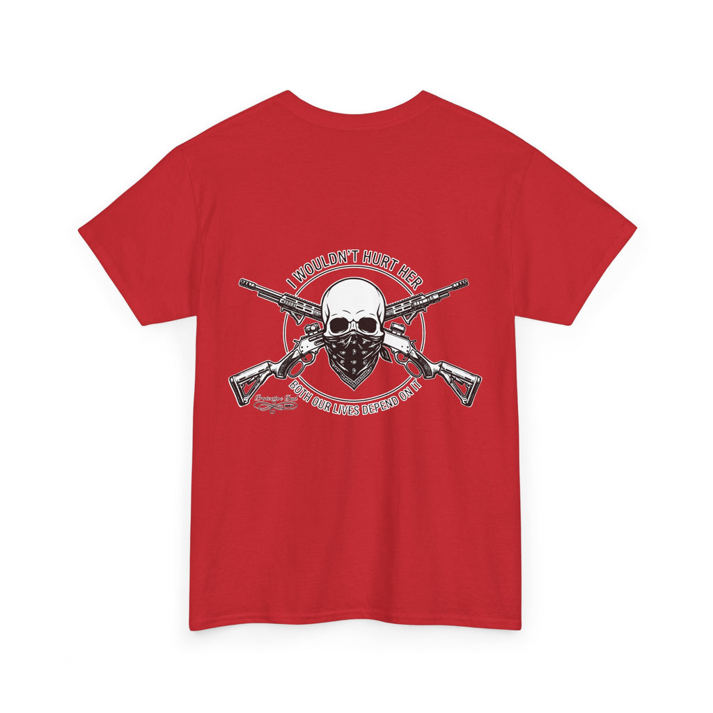 Protective Dad Lever Actions T-Shirt | Here’s Your Warning