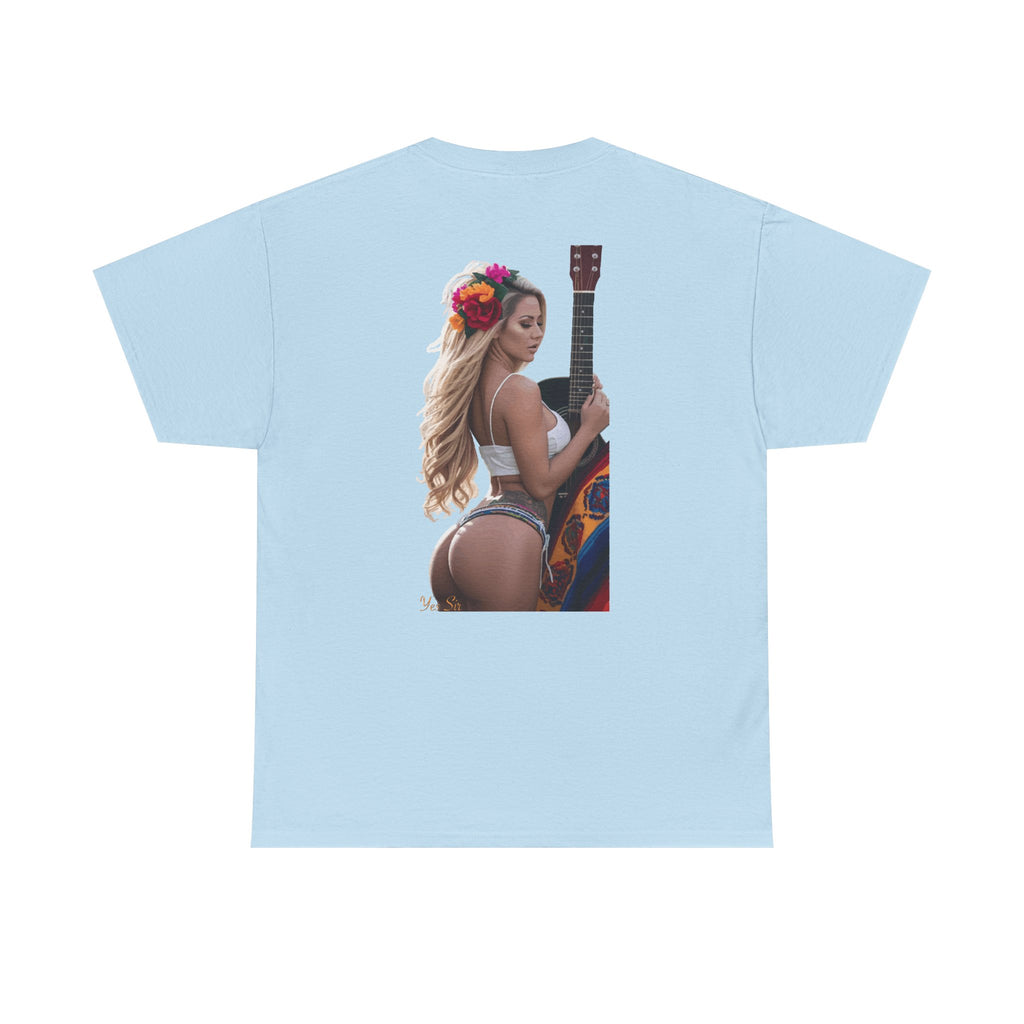 Pretty Flowers-Yes Sir T-Shirt | Parental Advisory  for the Bearded