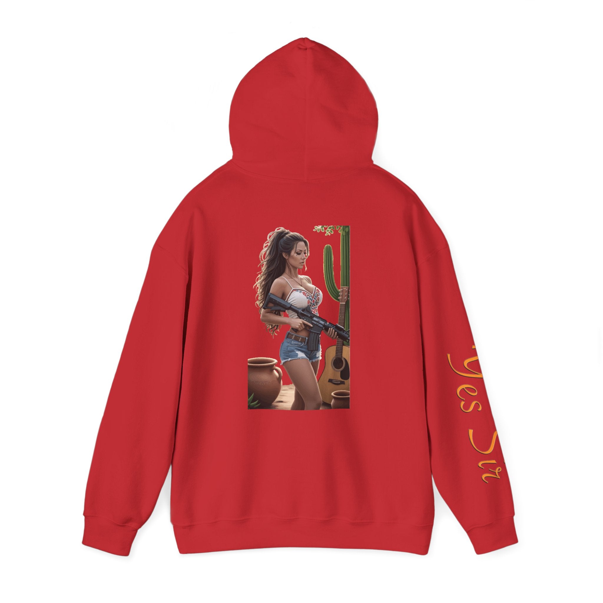 Nice Guitar- Yes Sir Hoodie | Parental Advisory  for the Bearded