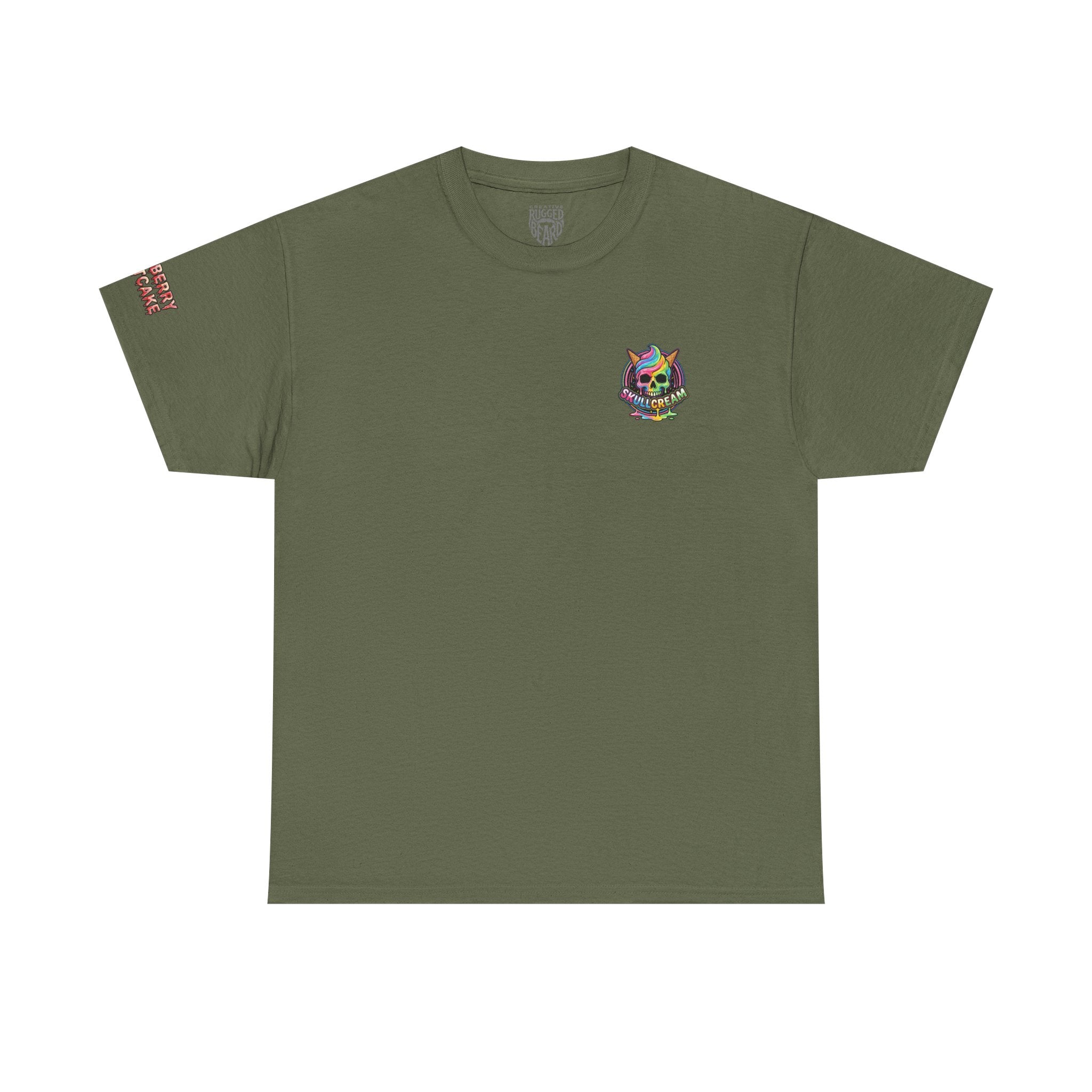 Skullcream-Skullberry Shortcake T-Shirt | Colorful Drip Graphic Tee