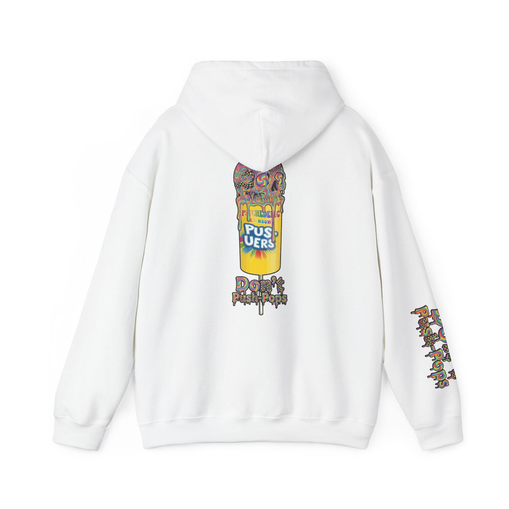 Skullcream-Don’t Push-Pops Hoodie | Dripping Skull Graphic