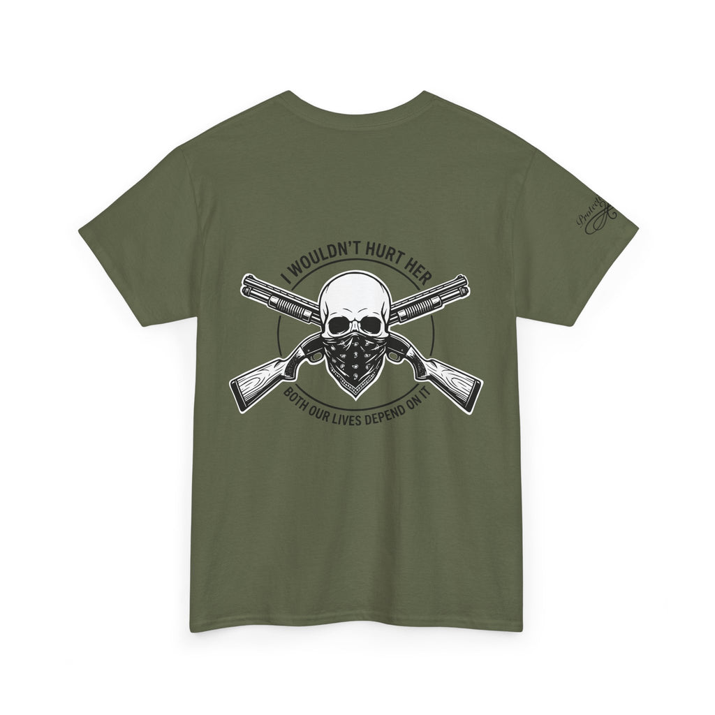 Protective Dad Shotguns T-Shirt | Here’s Your Warning