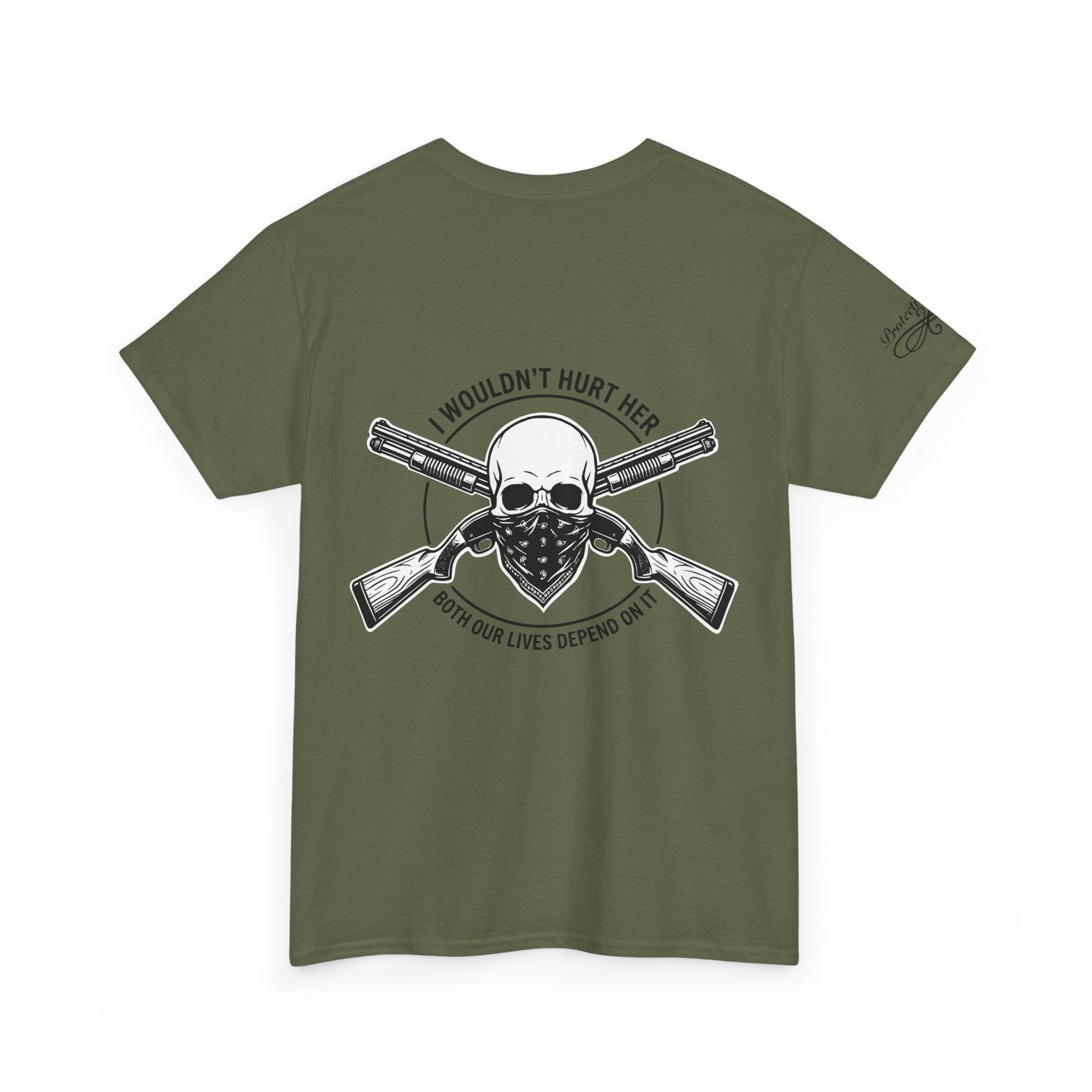 Protective Dad Shotguns T-Shirt | Here’s Your Warning