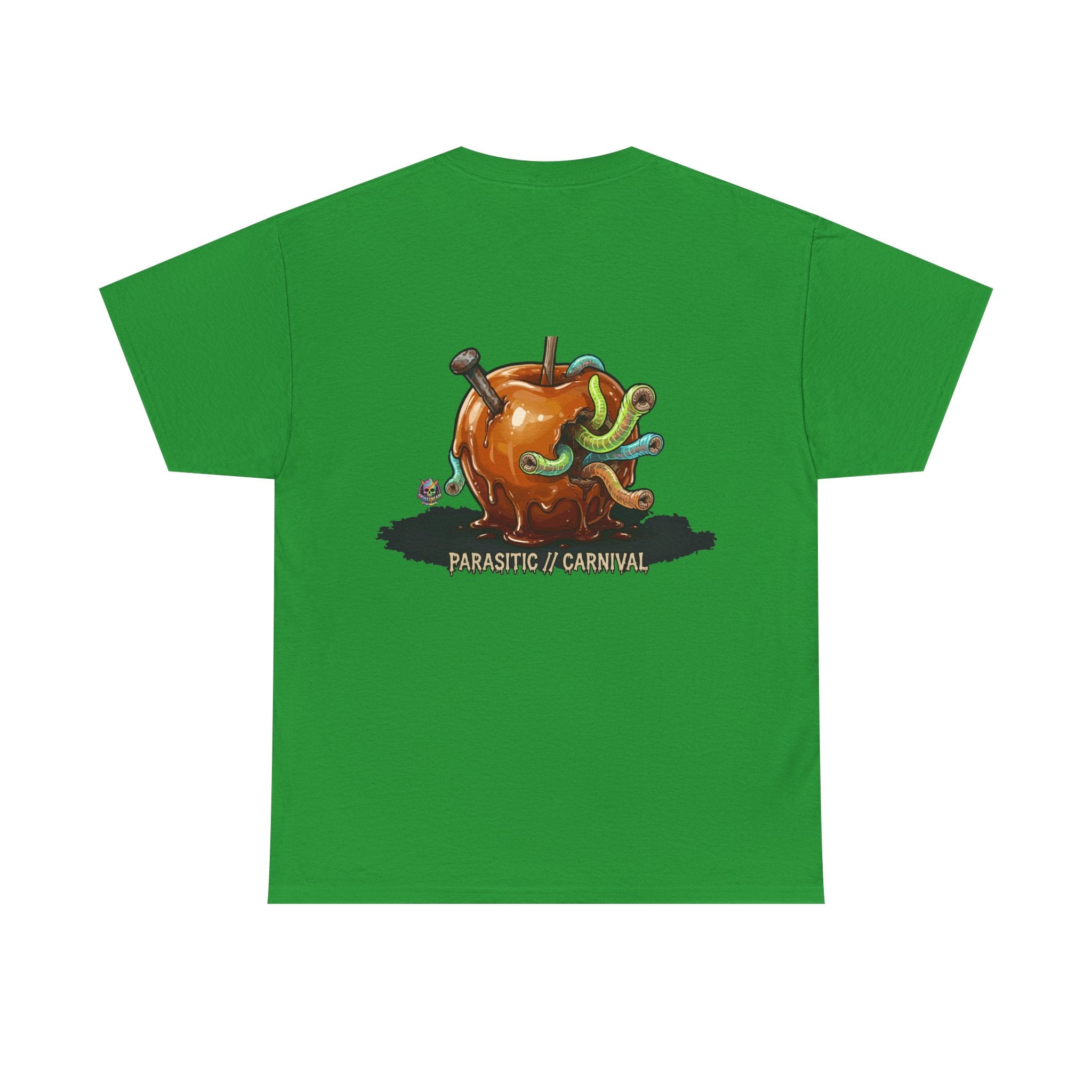 Skullcream Carnival Caramel Apple - Spooky Candy Apple Graphic T-Shirt