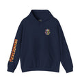Skullcream-Orangeskull Cream Sickle Hoodie | Dripping Skull Graphic
