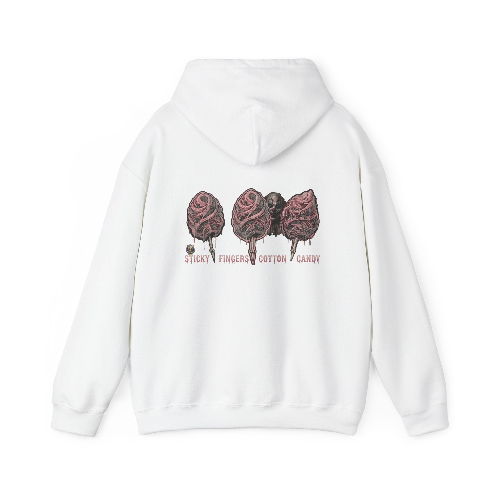 Cotton Candy Skullcream Hoodie — Sticky Fingers Band Graphic Pullover