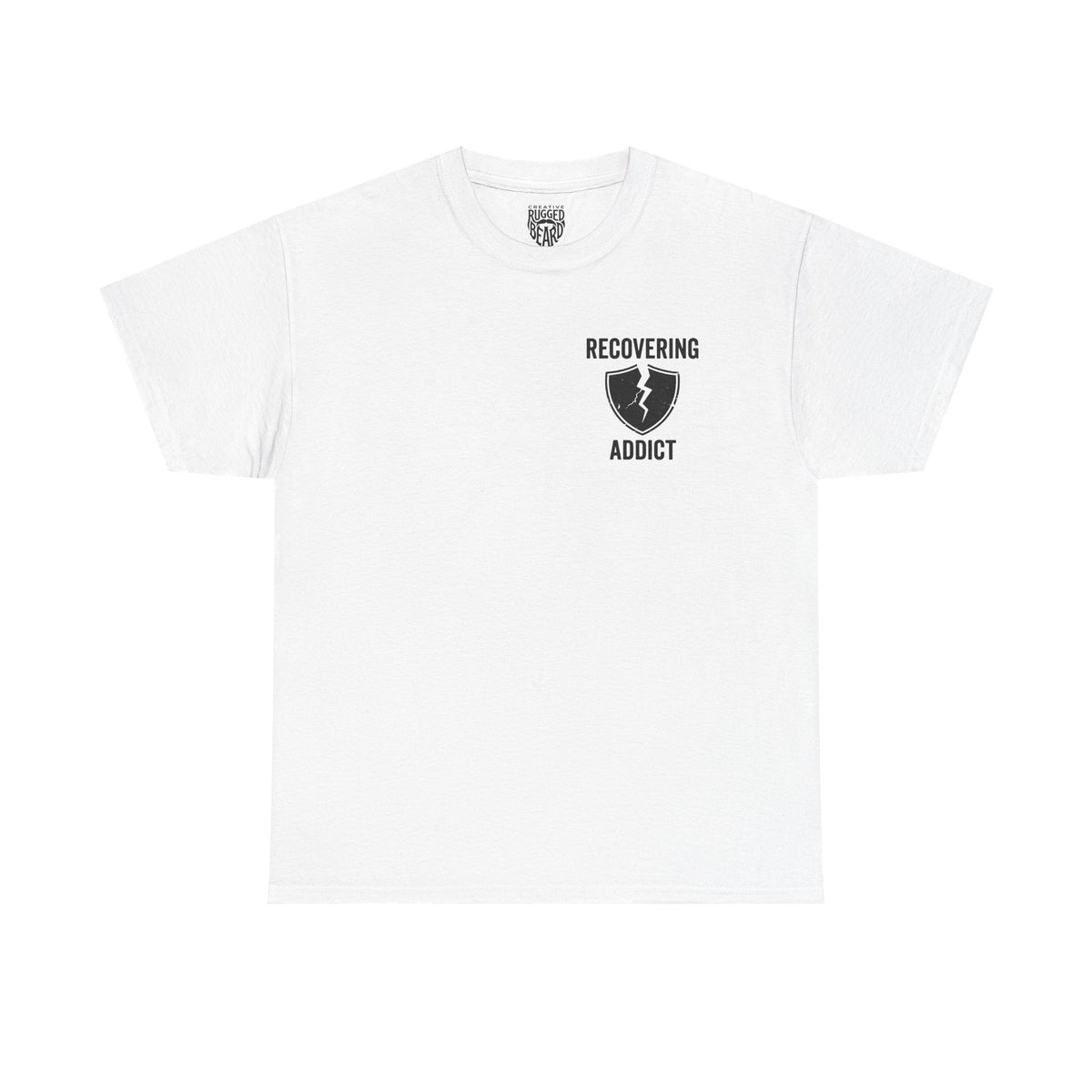 Addicted | Yes Sir T Shirt | Recovering Addict Red Graphic T Shirt