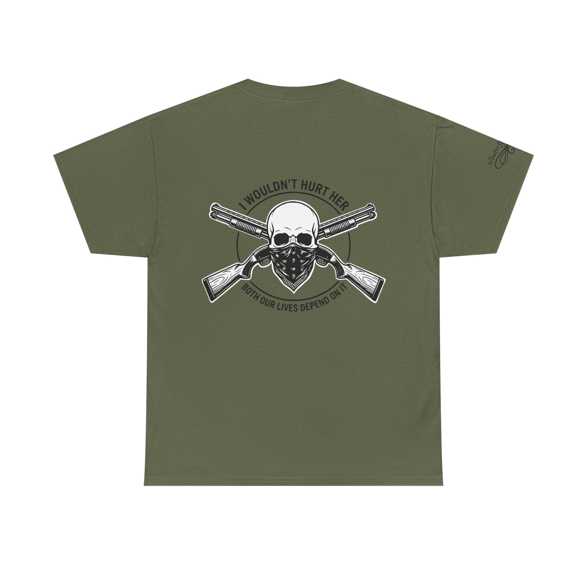 Protective Dad Shotguns T-Shirt | Here’s Your Warning