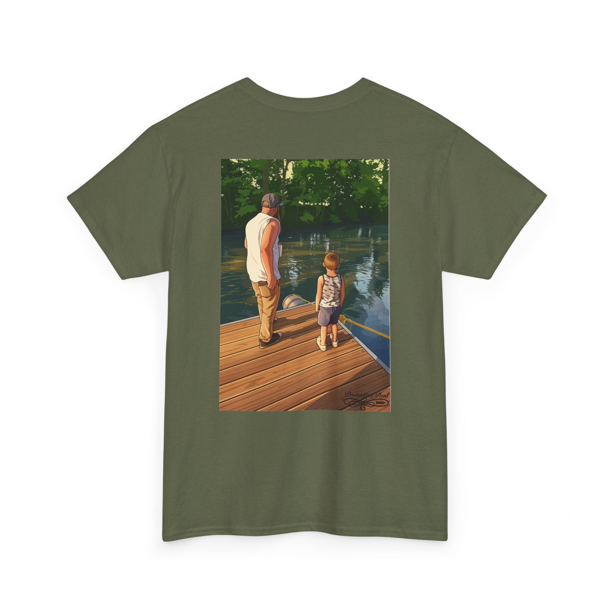 Protective Dad Father-n-Son Love T-Shirt | He’s Protected Too