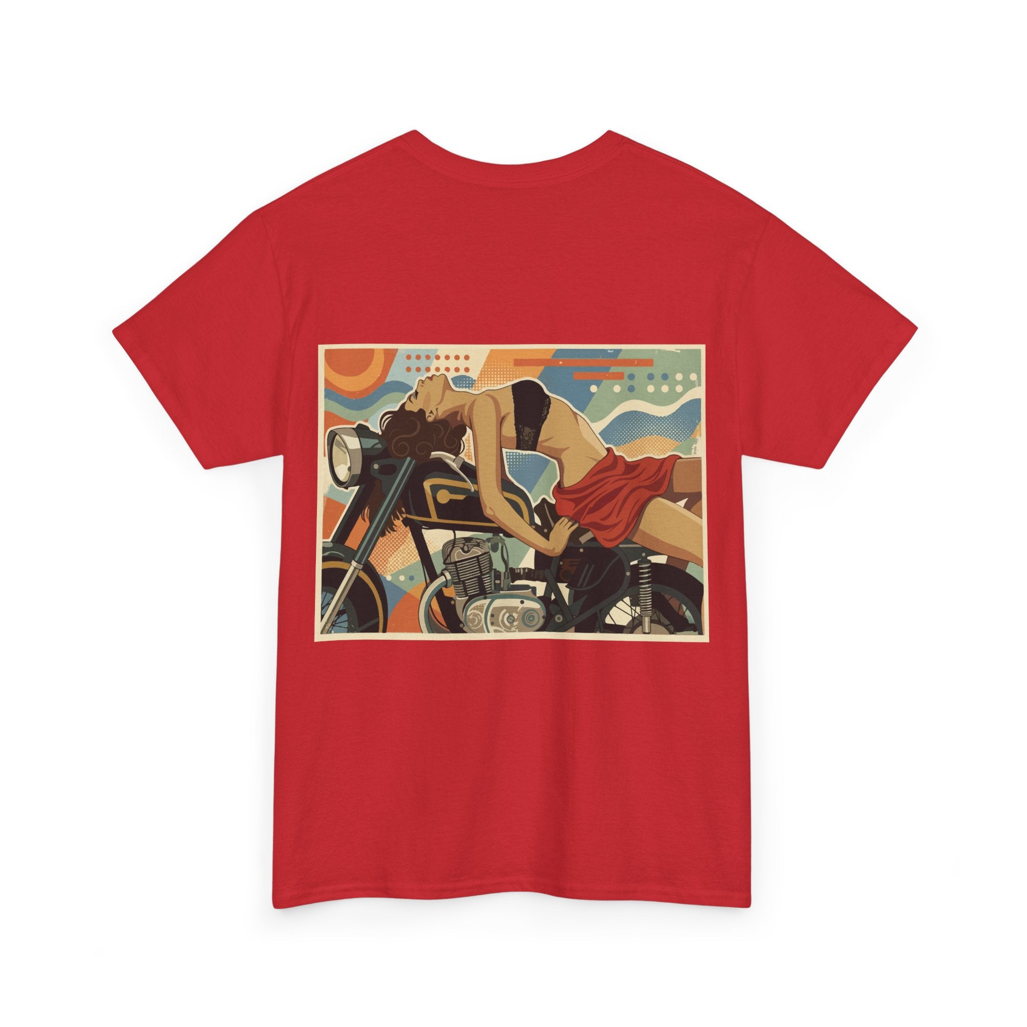 Good Girl-Pin Up Biker T-Shirt | Parental Advisory  for the Bearded