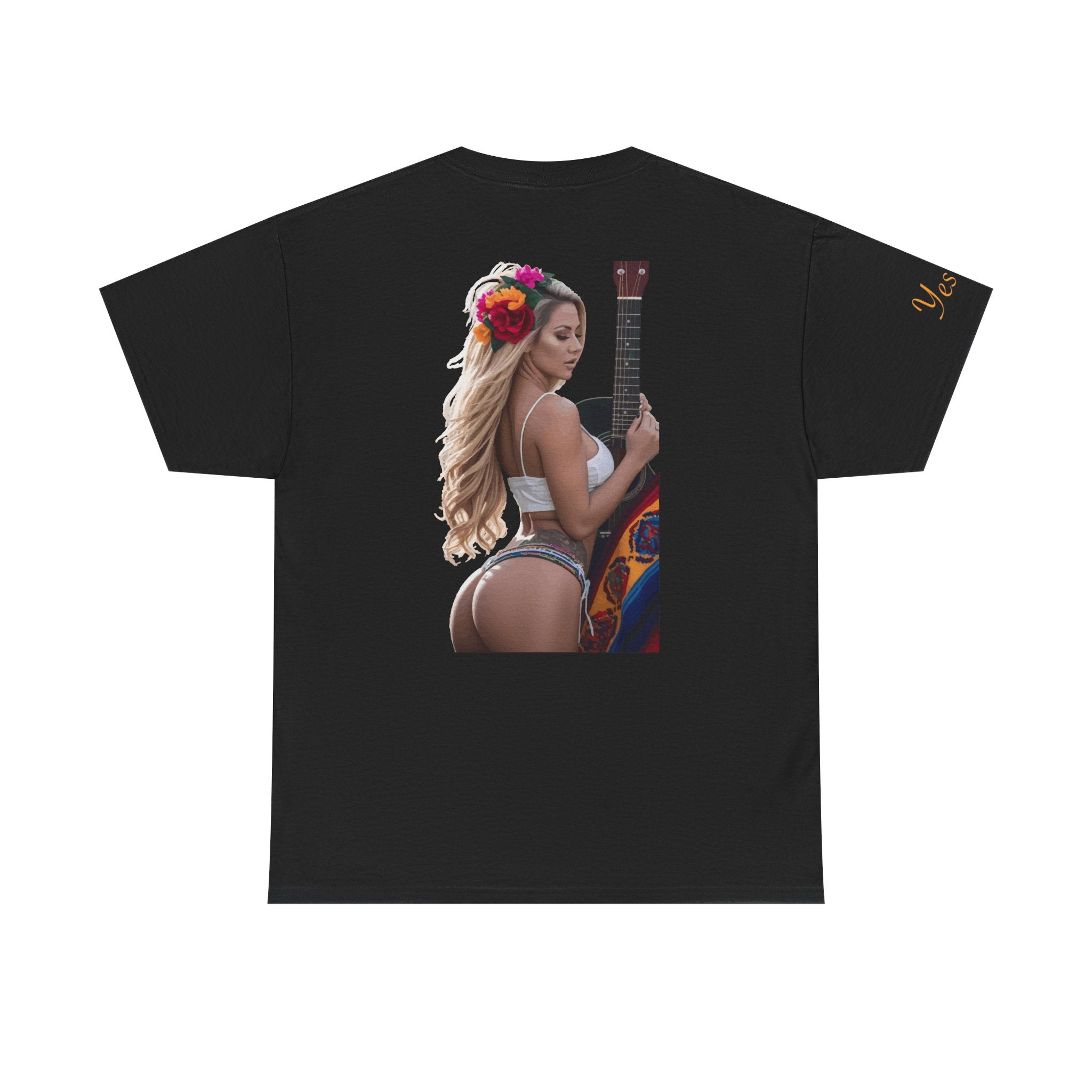 Pretty Flowers-Yes Sir T-Shirt | Parental Advisory  for the Bearded