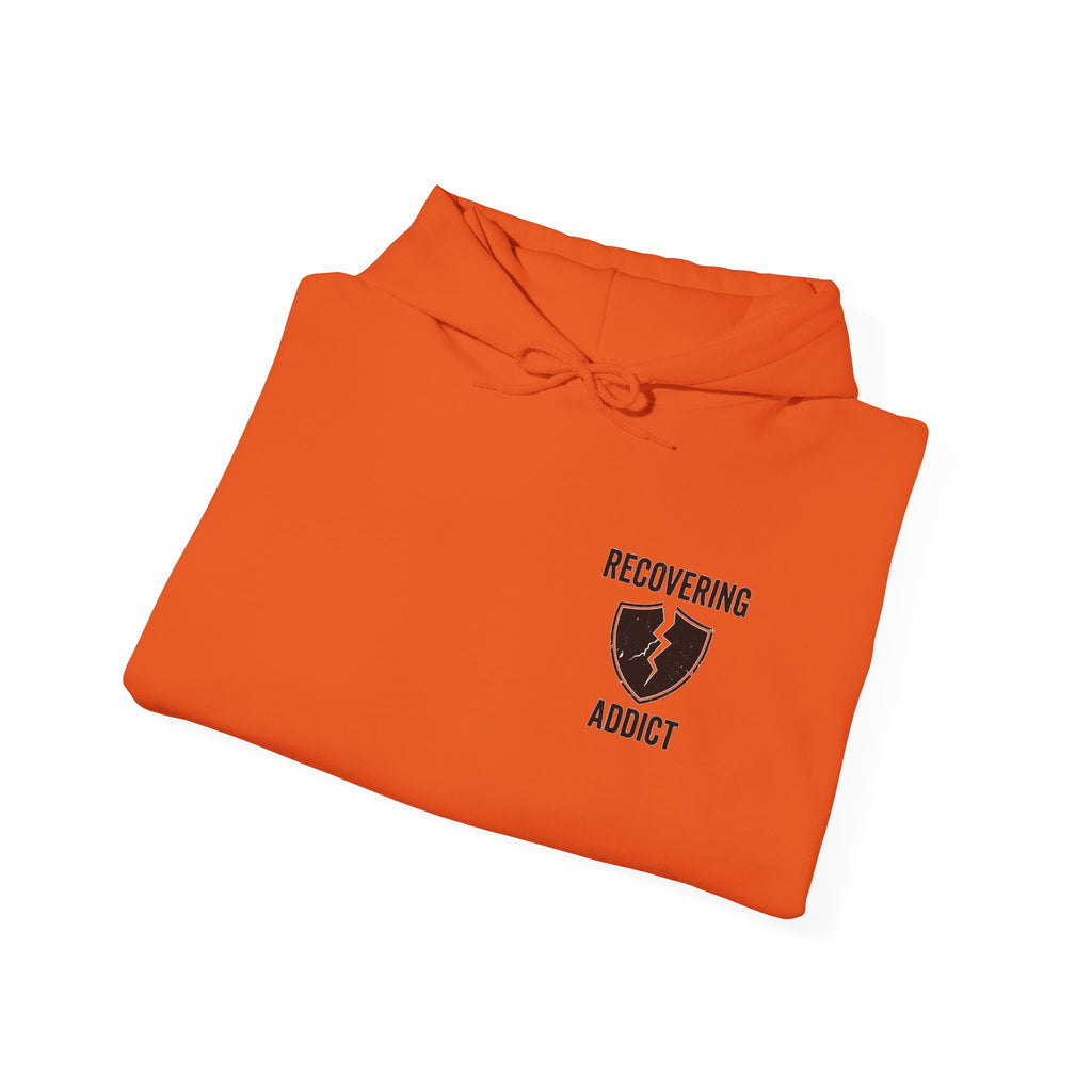 Addicted | Yes Sir Hoodie | Recovering Addict Graphic Hoodie