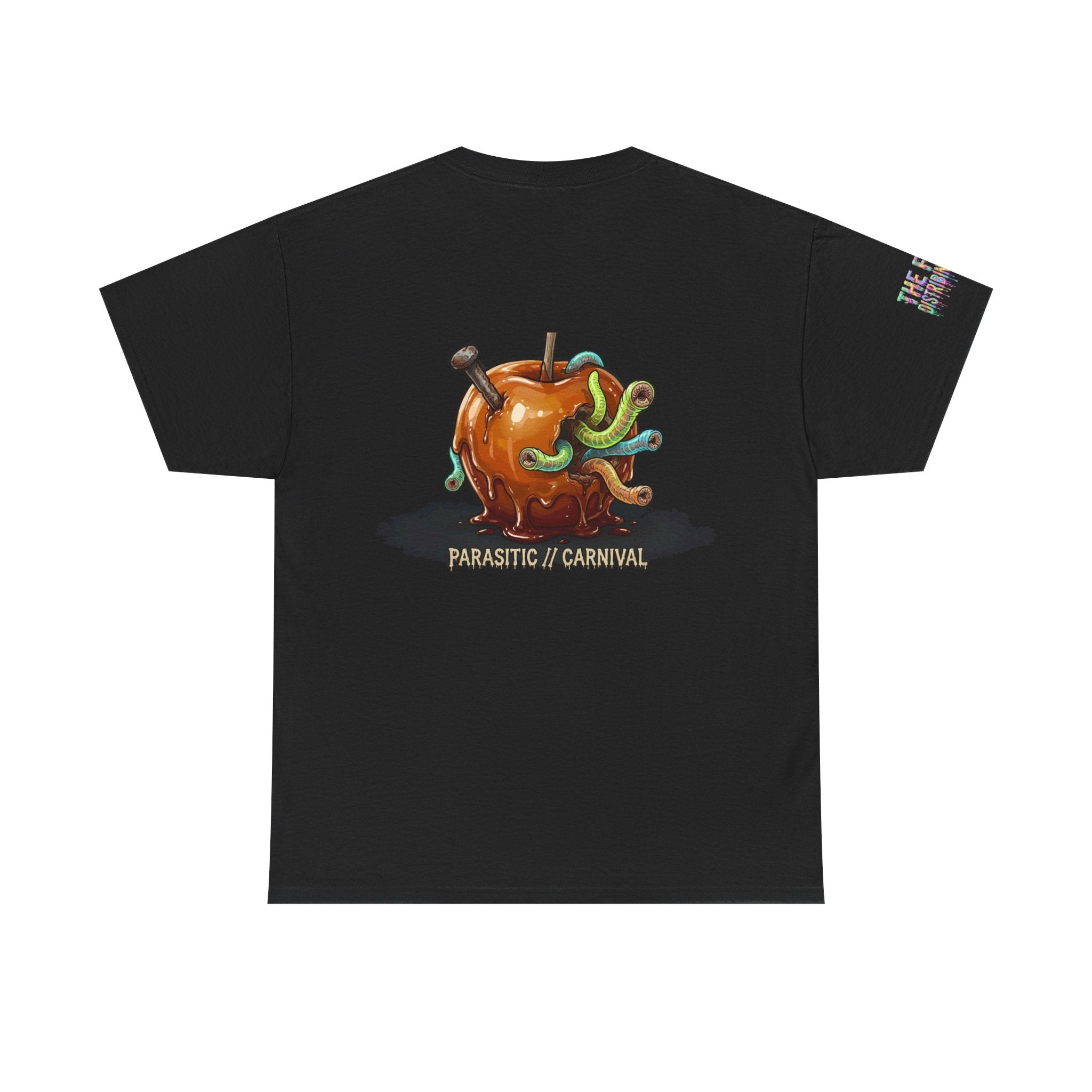 Skullcream Carnival Caramel Apple - Spooky Candy Apple Graphic T-Shirt