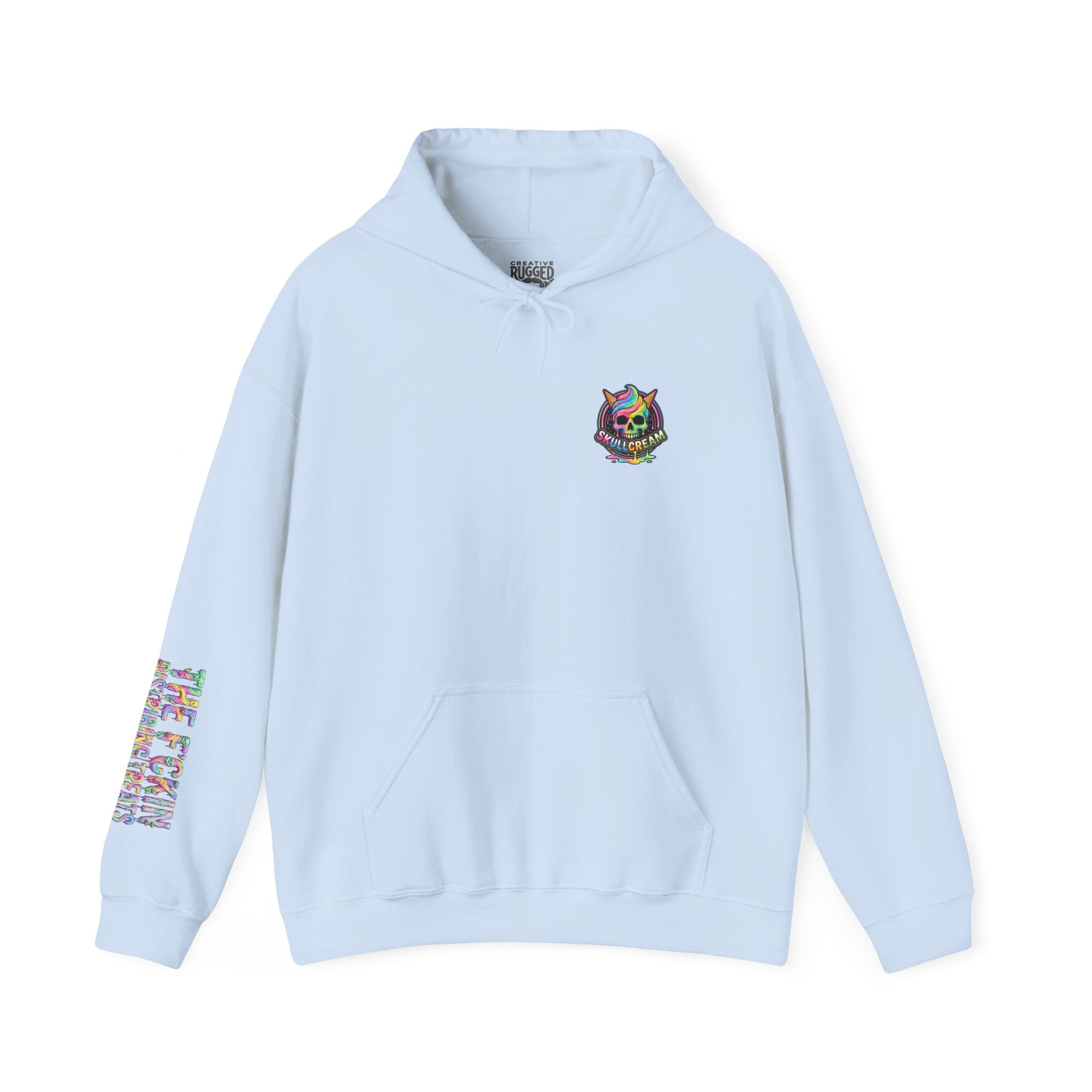 Cotton Candy Skullcream Hoodie — Sticky Fingers Band Graphic Pullover